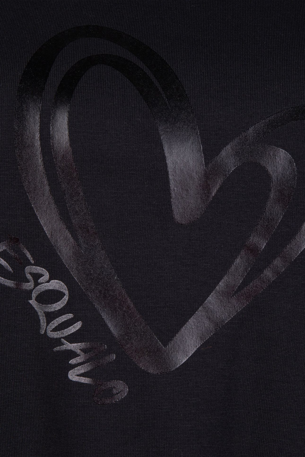 T-SHIRT MODAL TURN UP SLEEVE BLACK 8