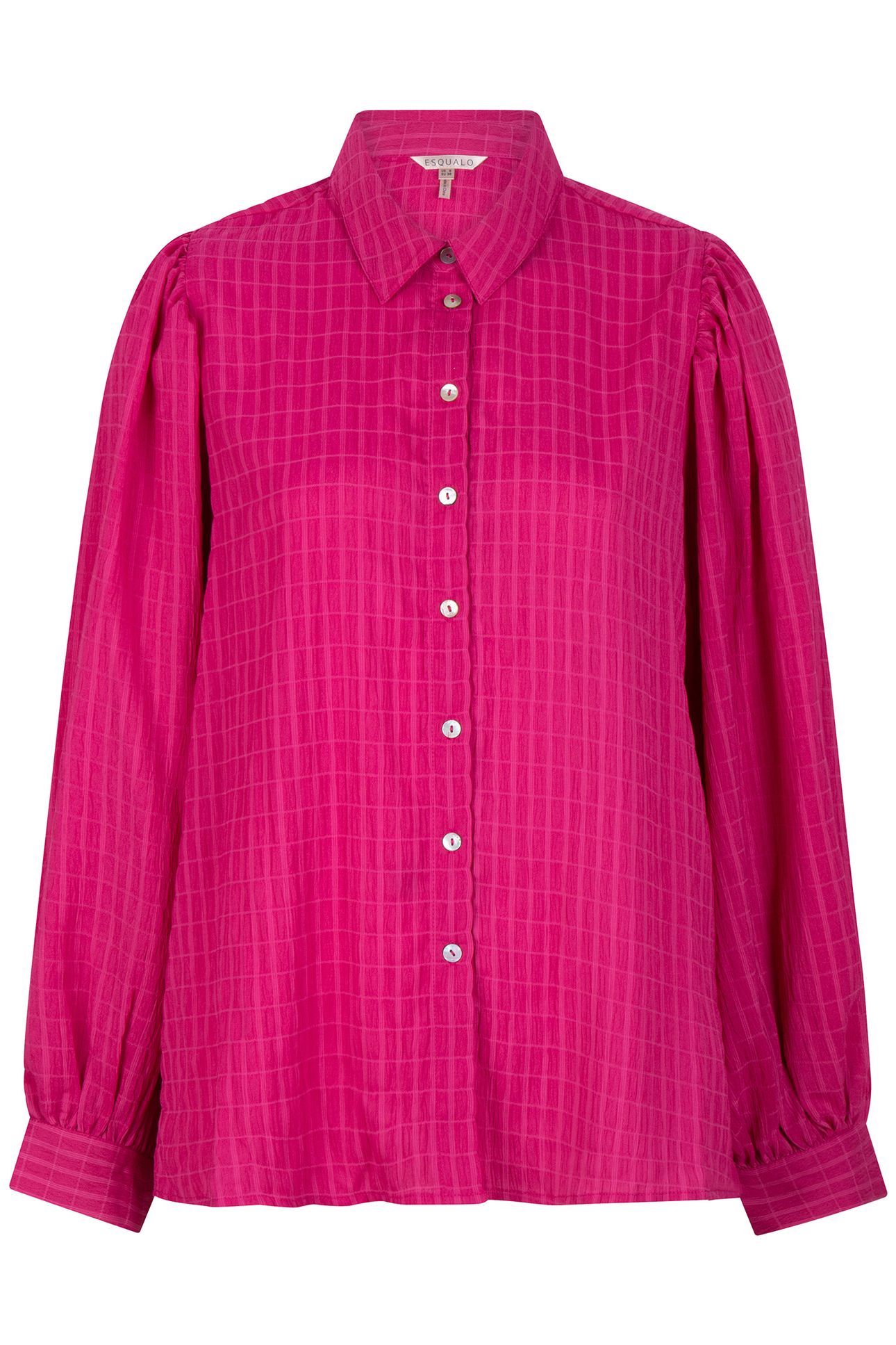 BLOUSE STRUCTURE FABRIC FUCHSIA 5