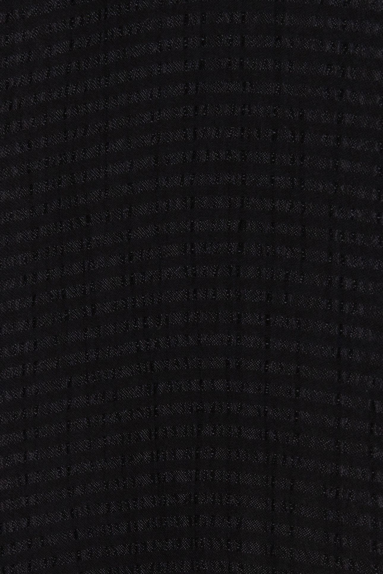 BLOUSE R-NECK STRUCTURE BLACK 8