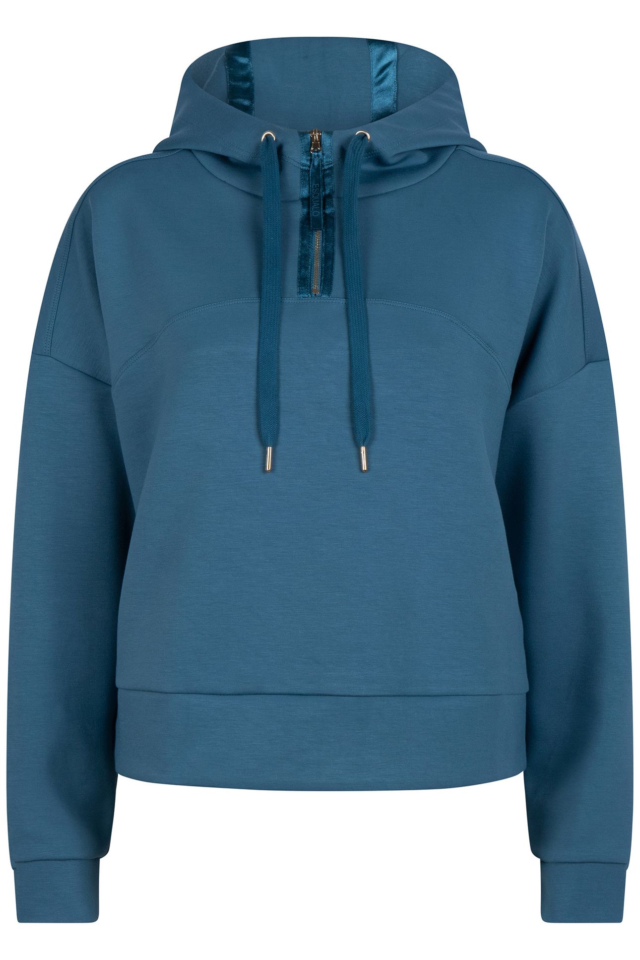 SWEATER HOODIE MODAL PETROL 6