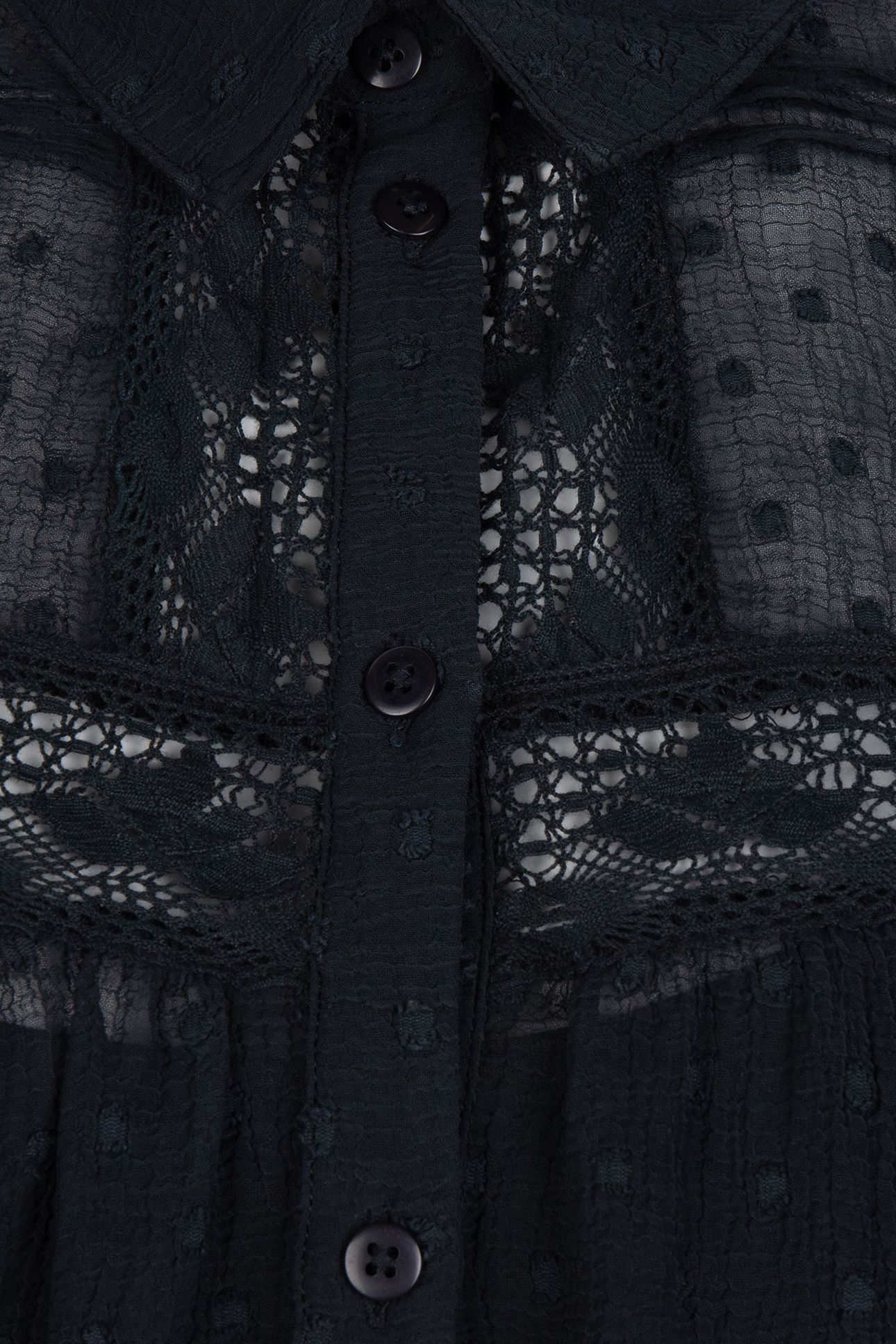 BLOUSE TAPES PLUMETIS BLACK 8