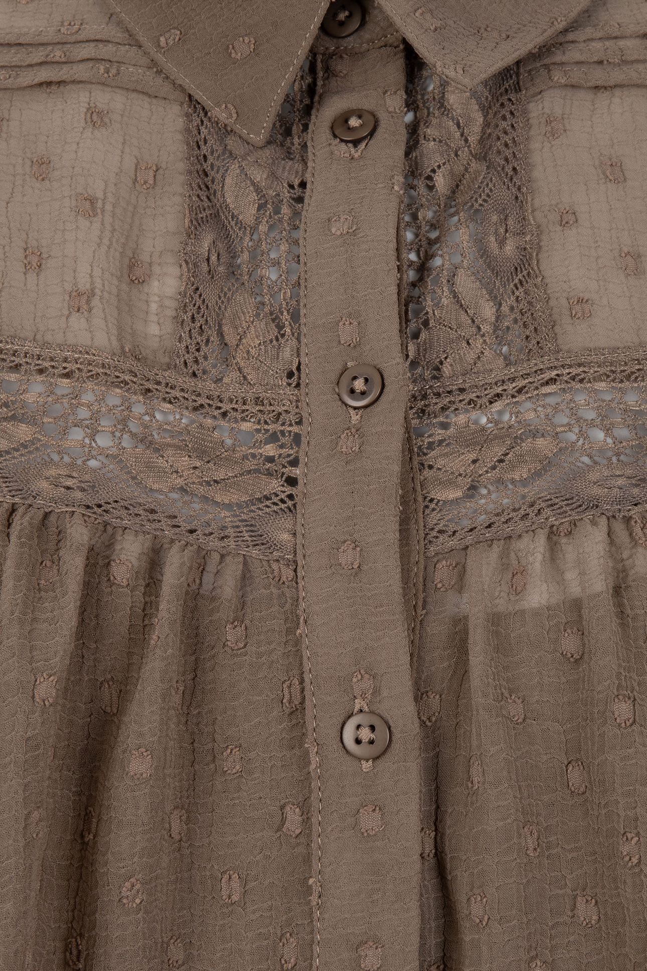 BLOUSE TAPES PLUMETIS ARMY GREEN 8