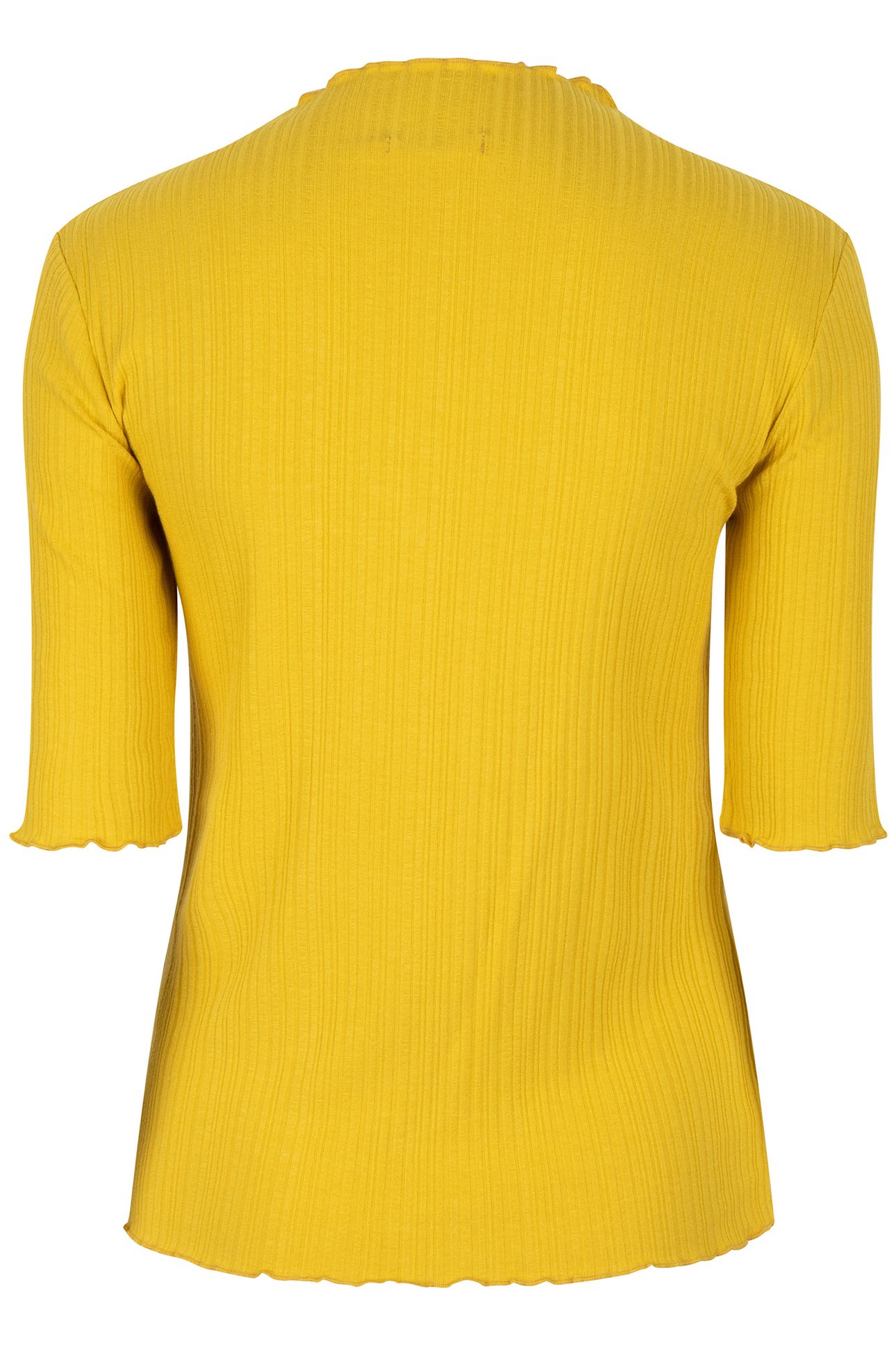 TOP IRREGULAR RIB OCHRE 4