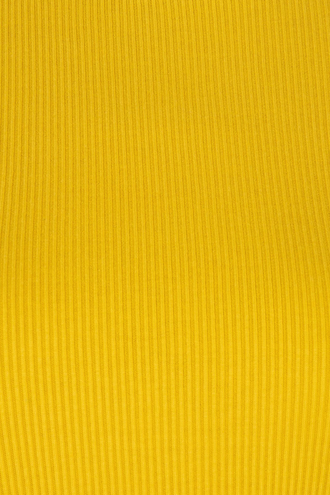TOP RIB LONG SLVE OCHRE 5