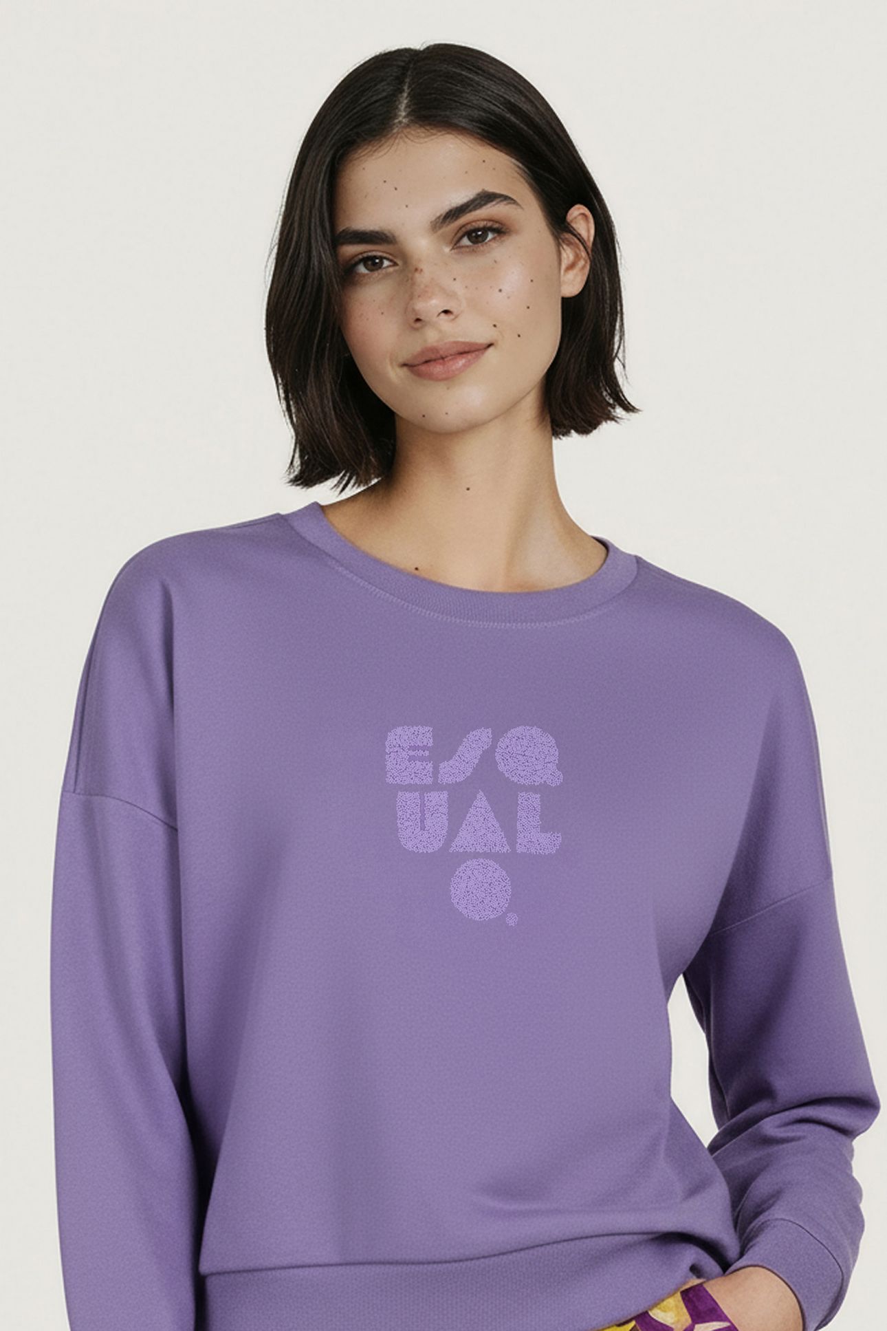 SWEATER OVERSIZED SWEAT LILAC 2