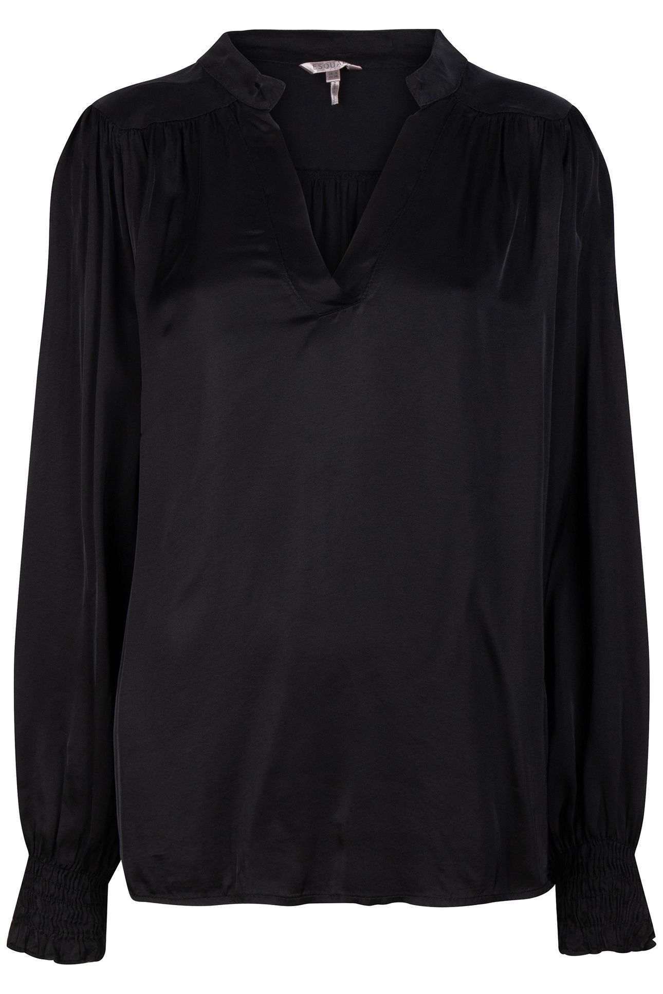 BLOUSE SHOULDER DETAILS BLACK 3