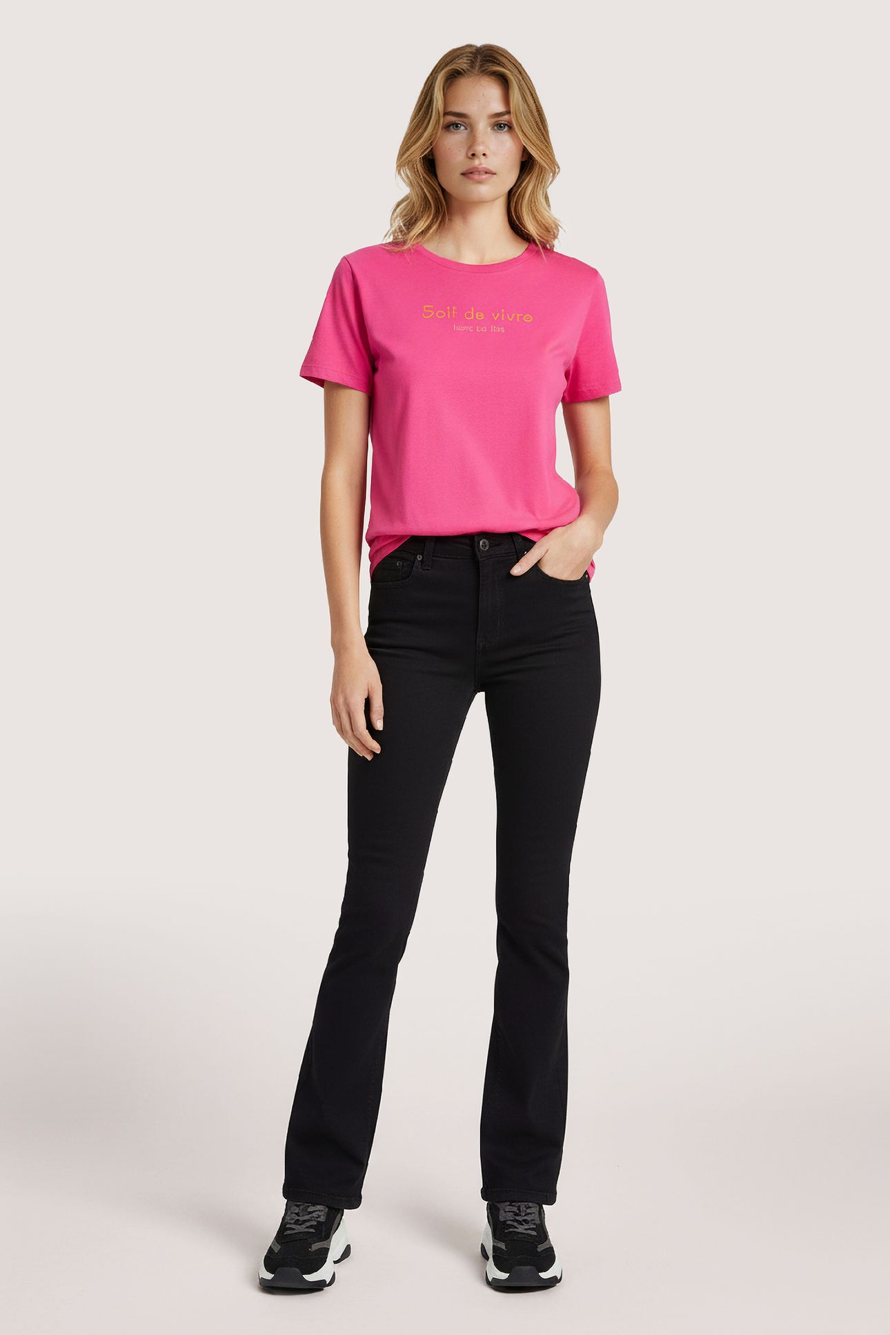 T-SHIRT SOIF DE VIVRE FUCHSIA 2