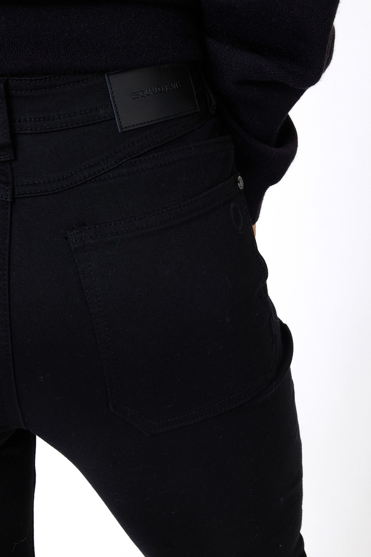 TROUSERS JEANS STRAIGHT FIT BLACK 6