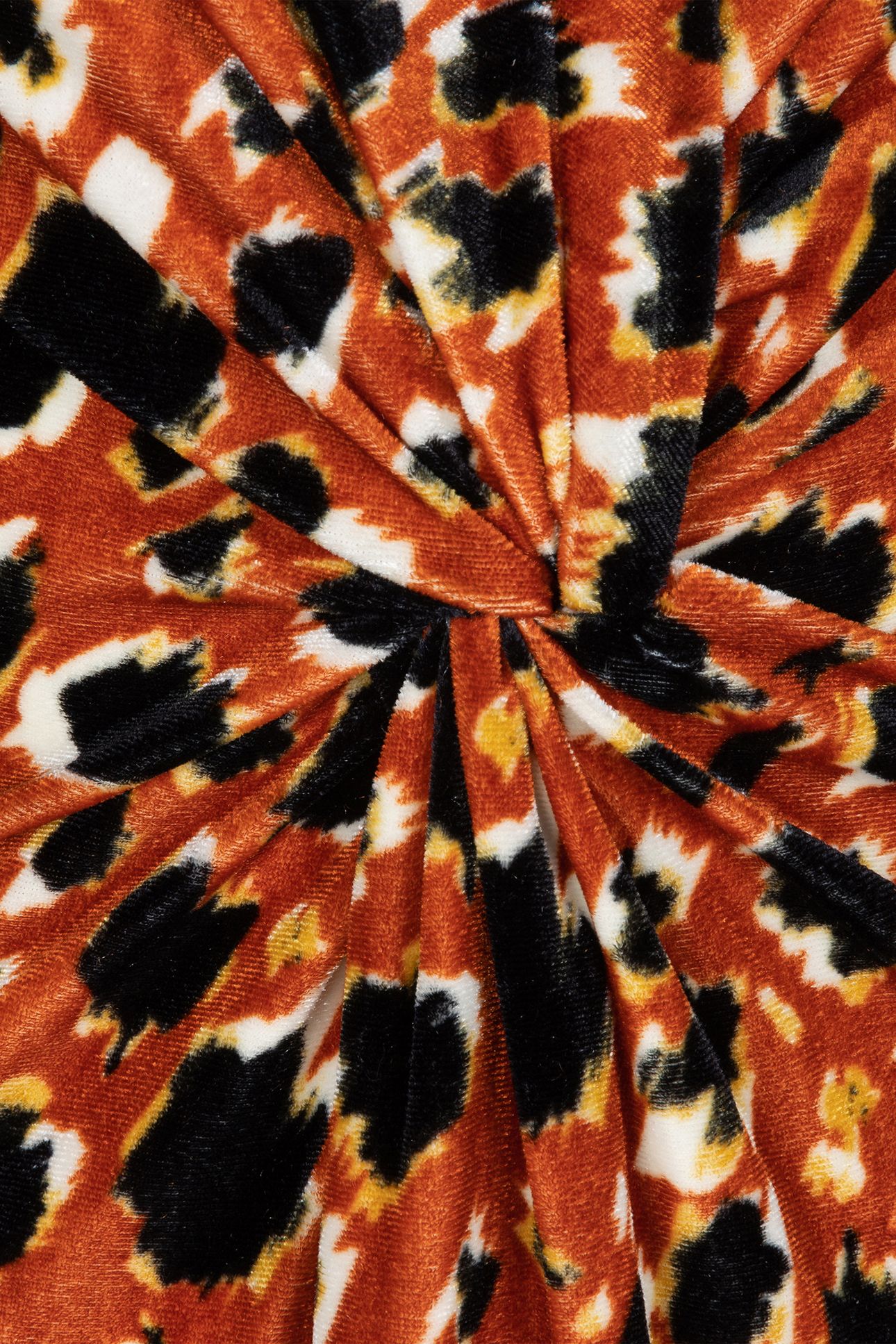 DRESS WRAP LEOPARD SKINS VELOURS PRINT 5