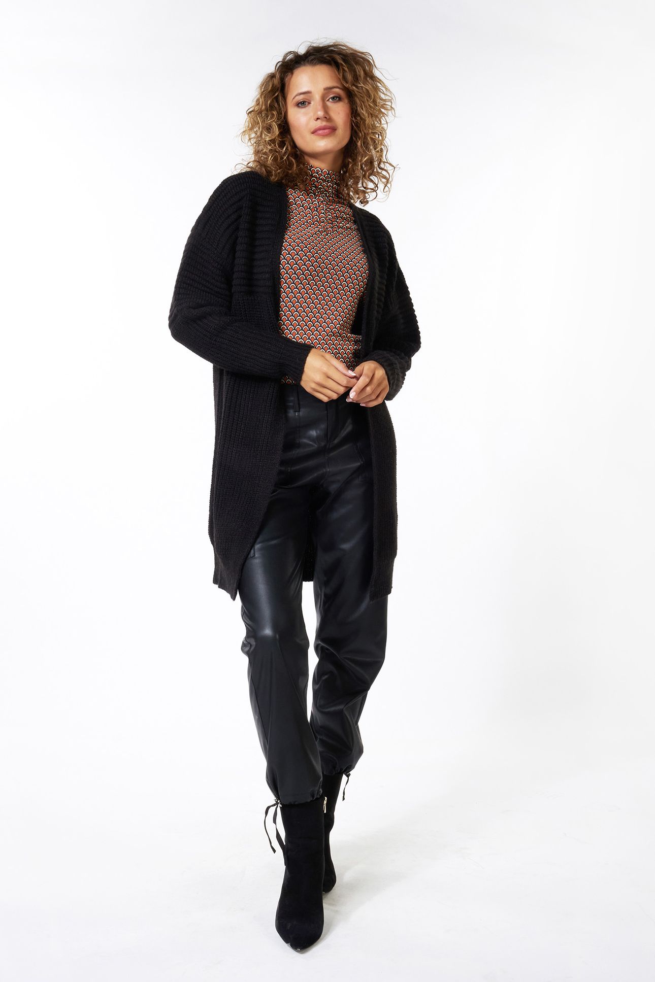 CARDIGAN LONG BLACK 2