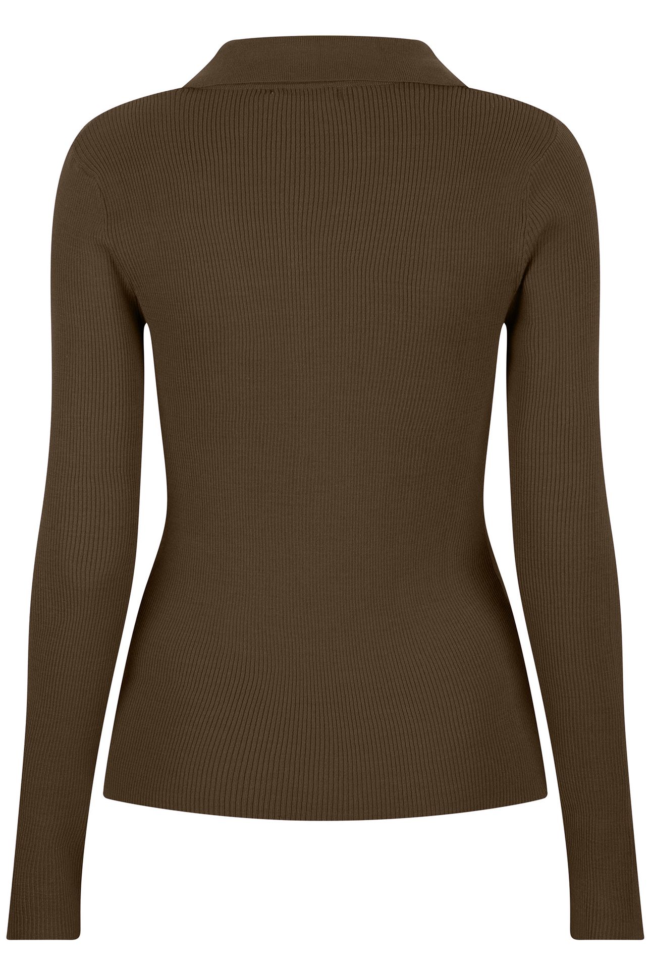 SWEATER POLO COLLAR LONG SLVE ARMY GREEN 4