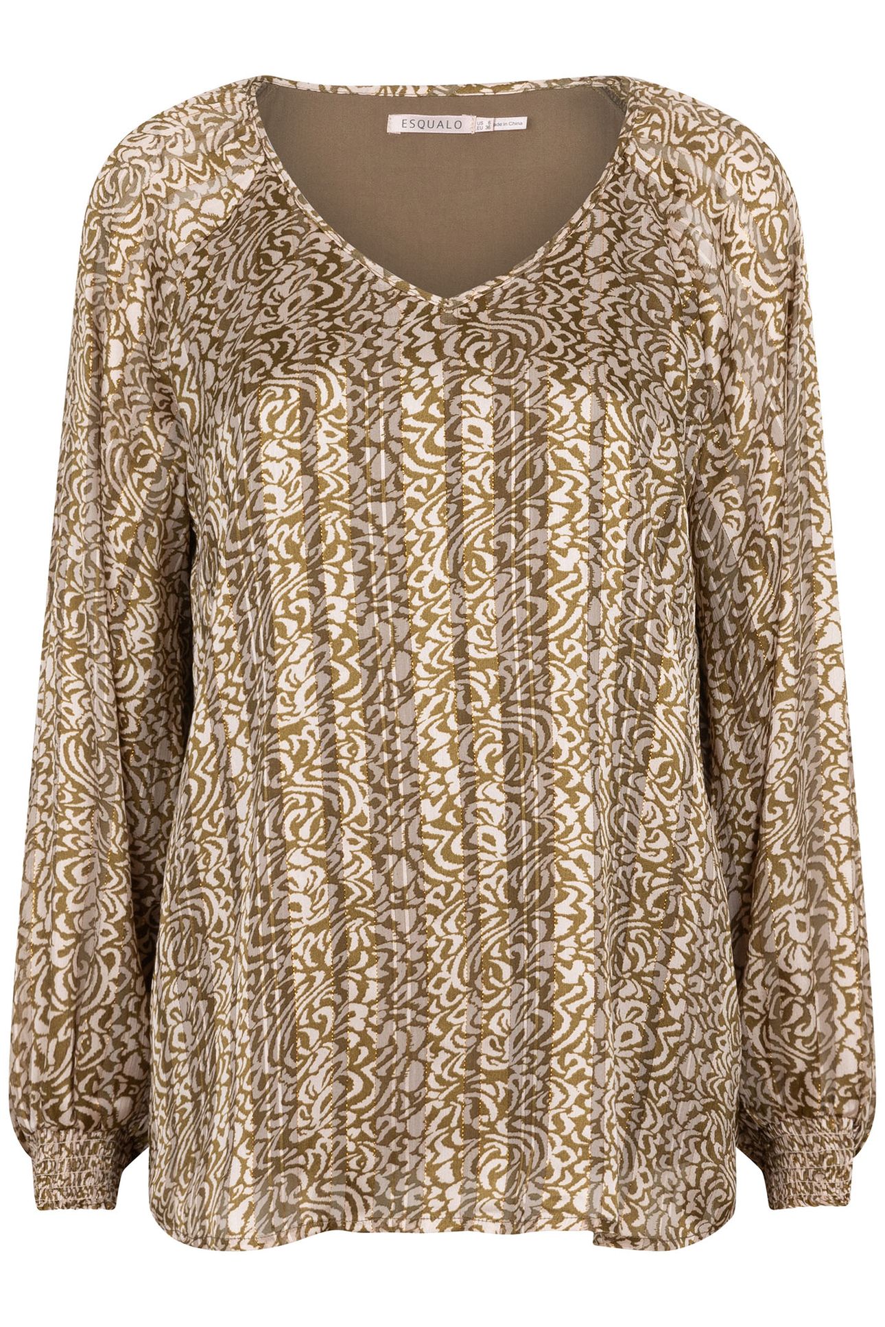 BLOUSE SMOCKING DIMENSION PRINT PRINT 4