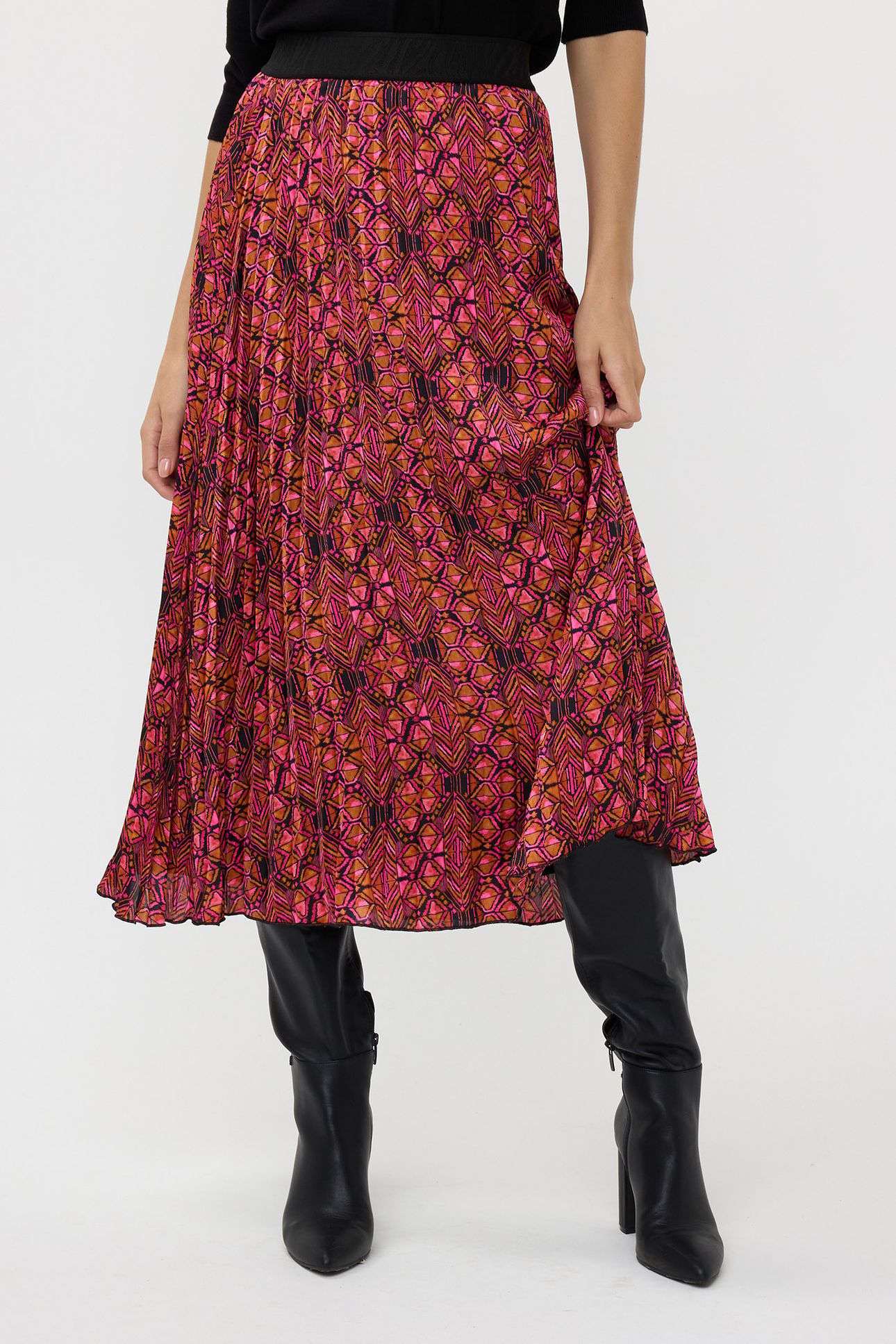 SKIRT PLISSE SENSATION PRINT 1