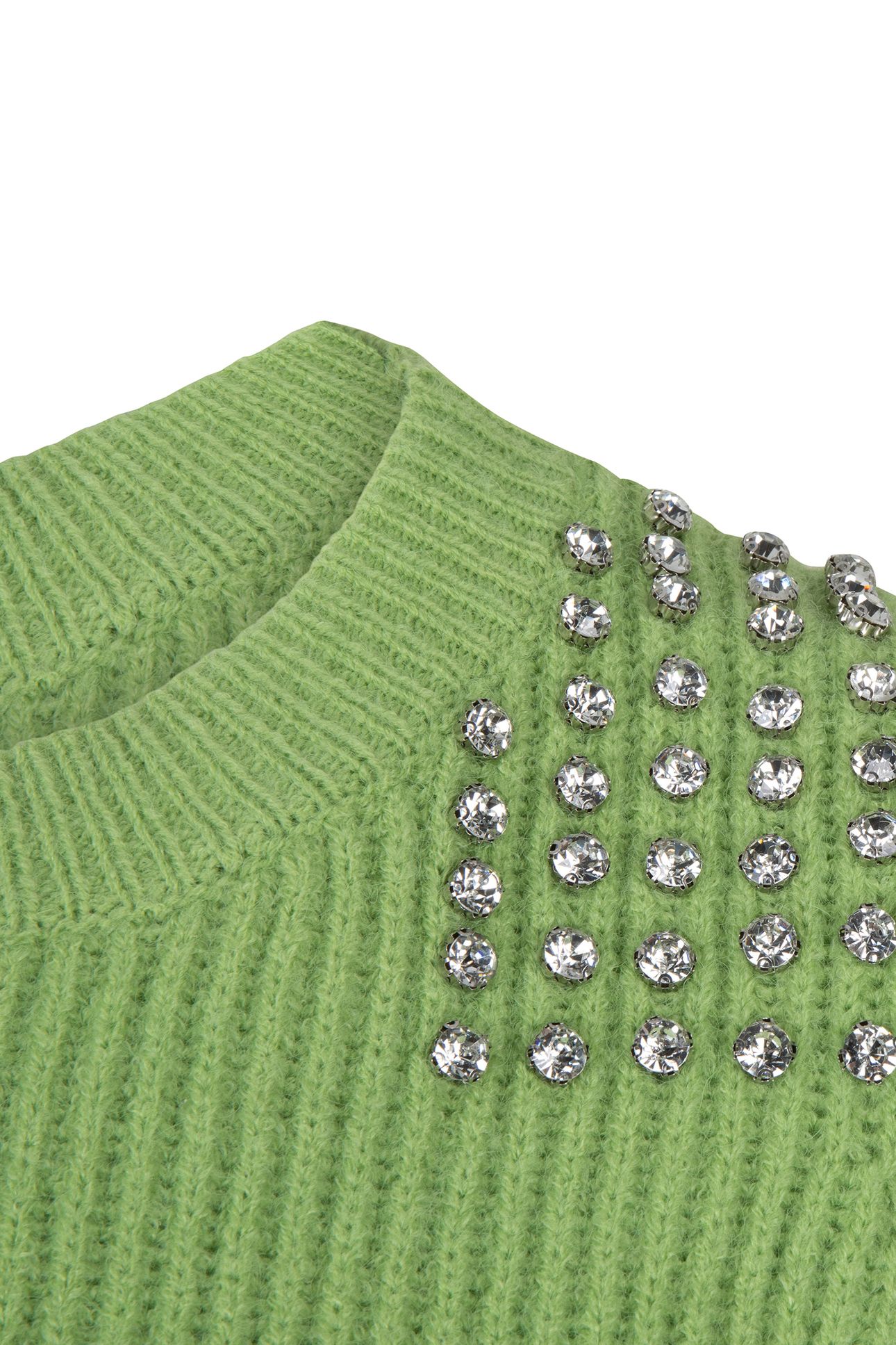 SWEATER SHOULDER PEARLS MATCHA GREEN 8