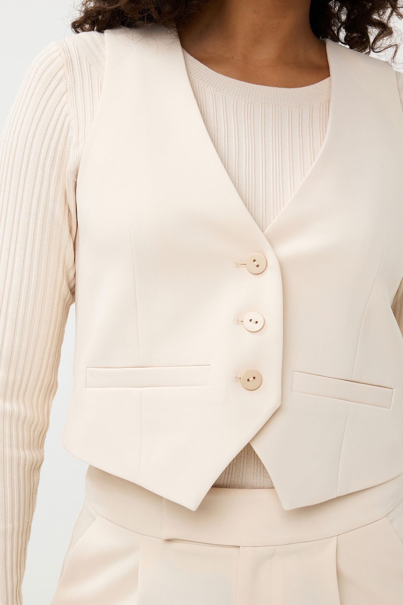 GILET SHORT CITY BEIGE 7
