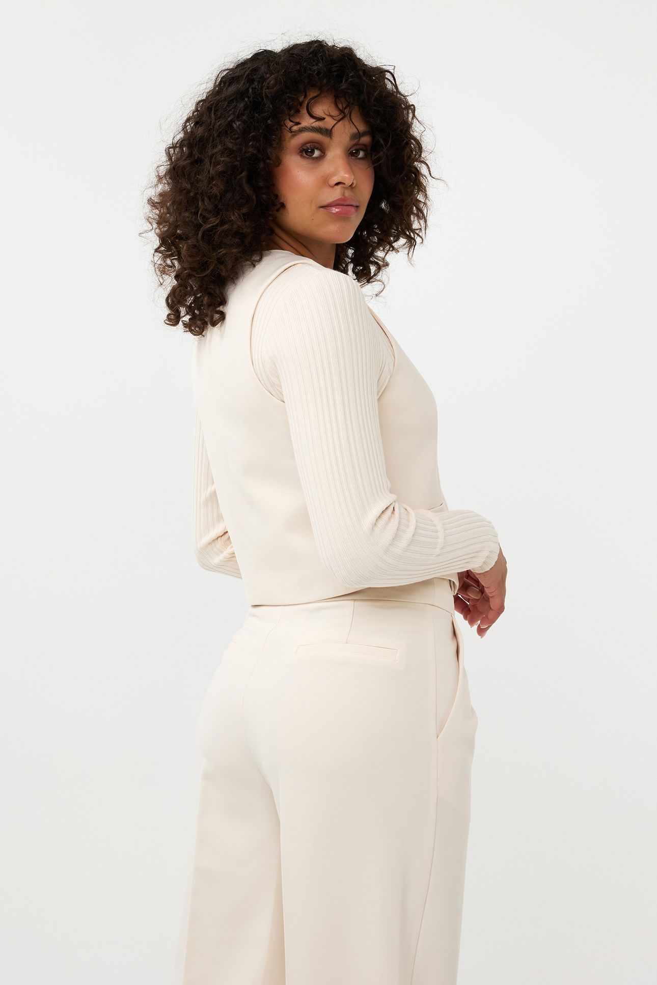 GILET SHORT CITY BEIGE 4
