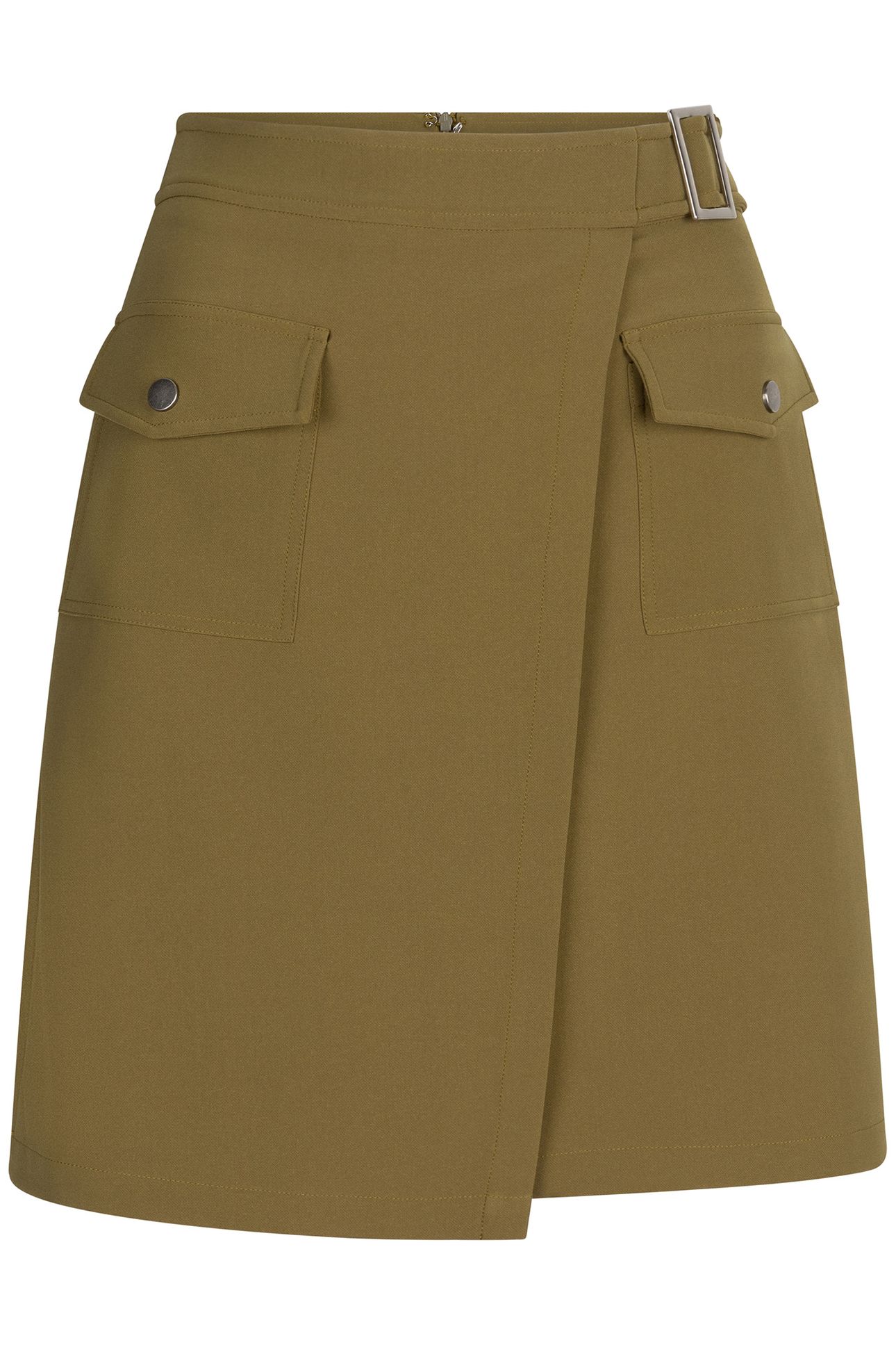 SKIRT OVERLAP POCKETS CITY MOSS GREEN 5