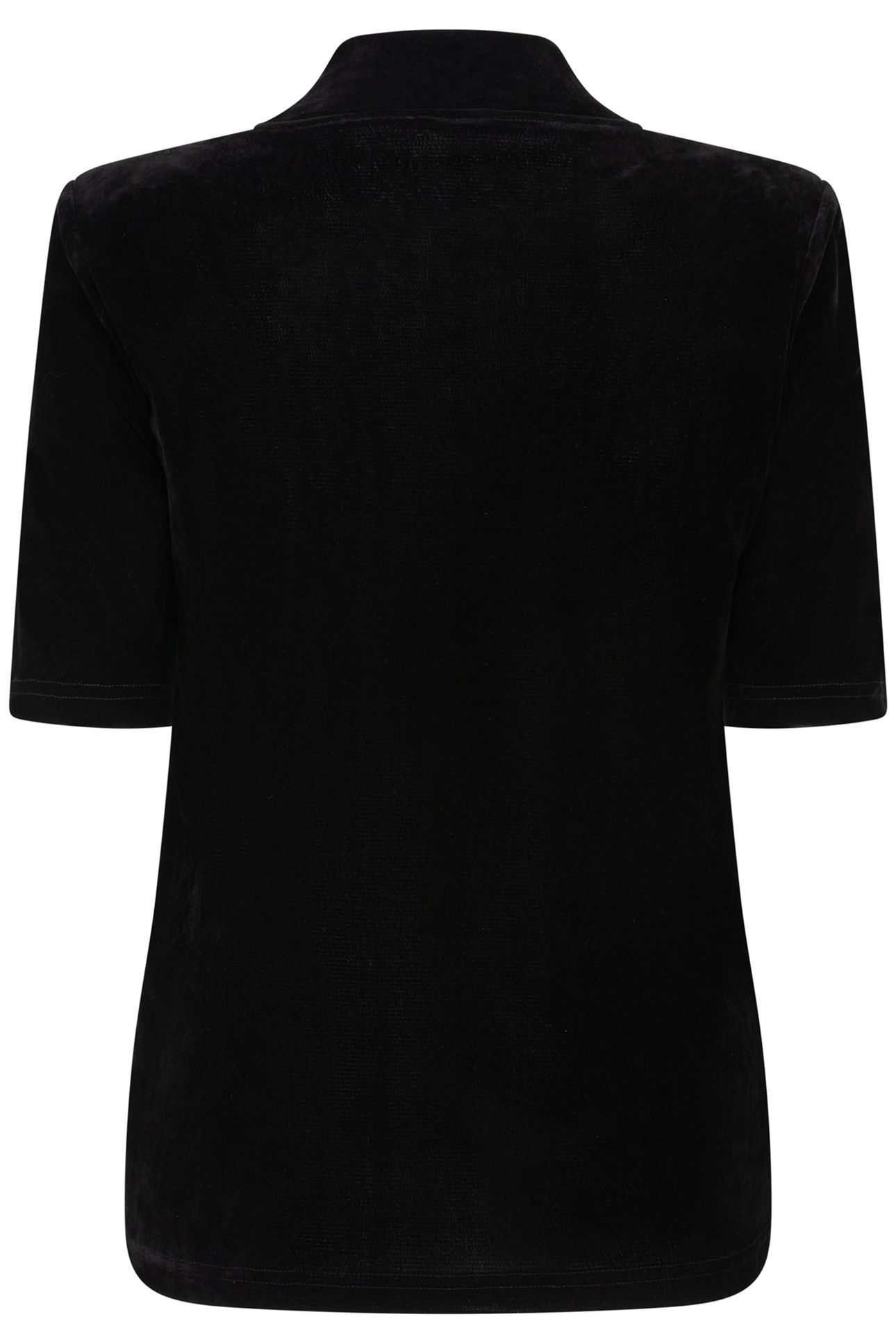 TOP TURTLE VELOURS STRETCH BLACK 4