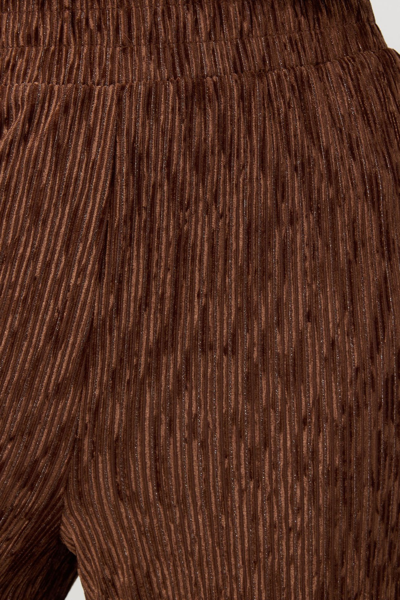TROUSERS CRINKLED VELVET BRANDY 7