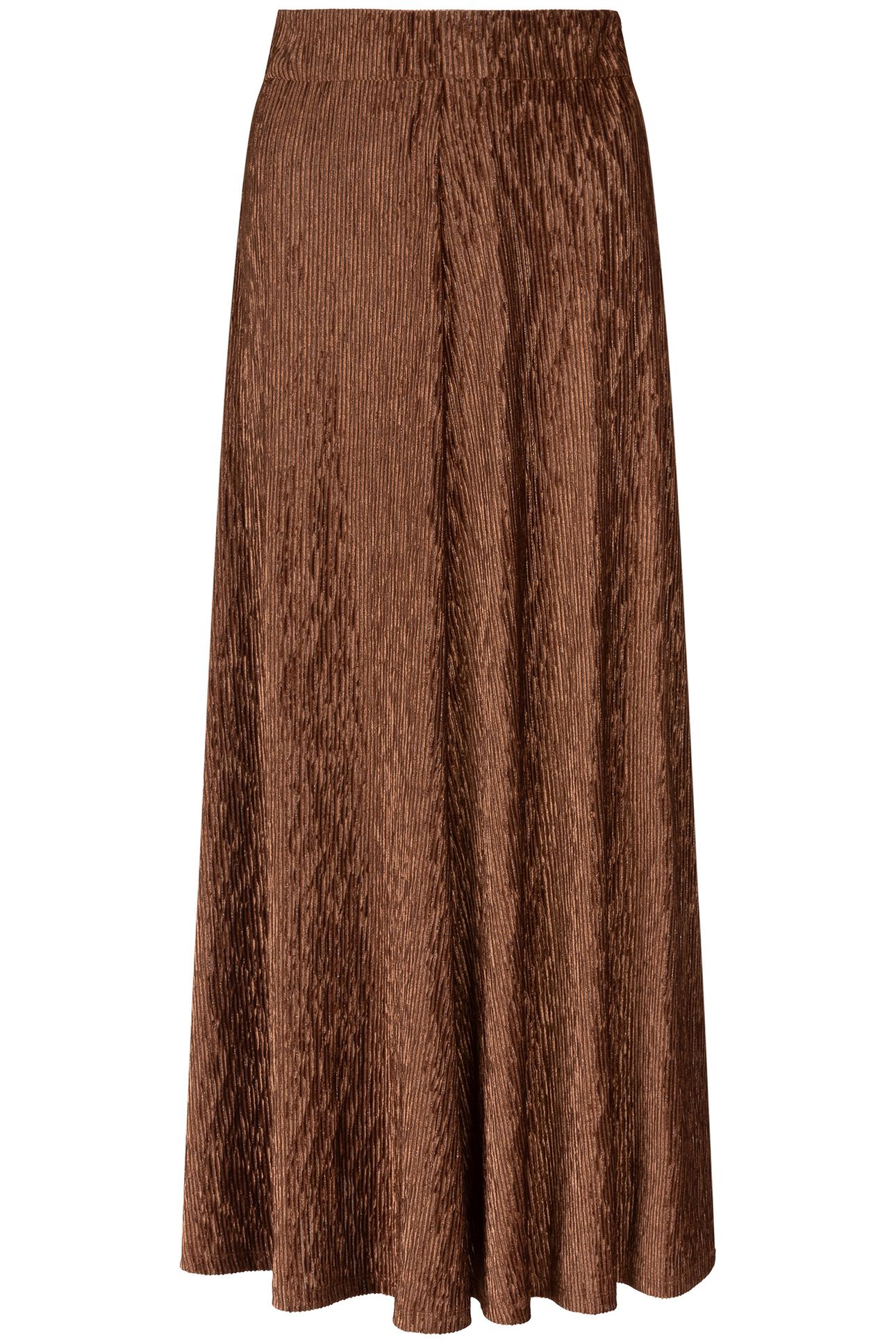 SKIRT CRINKLED VELOURS BRANDY 5