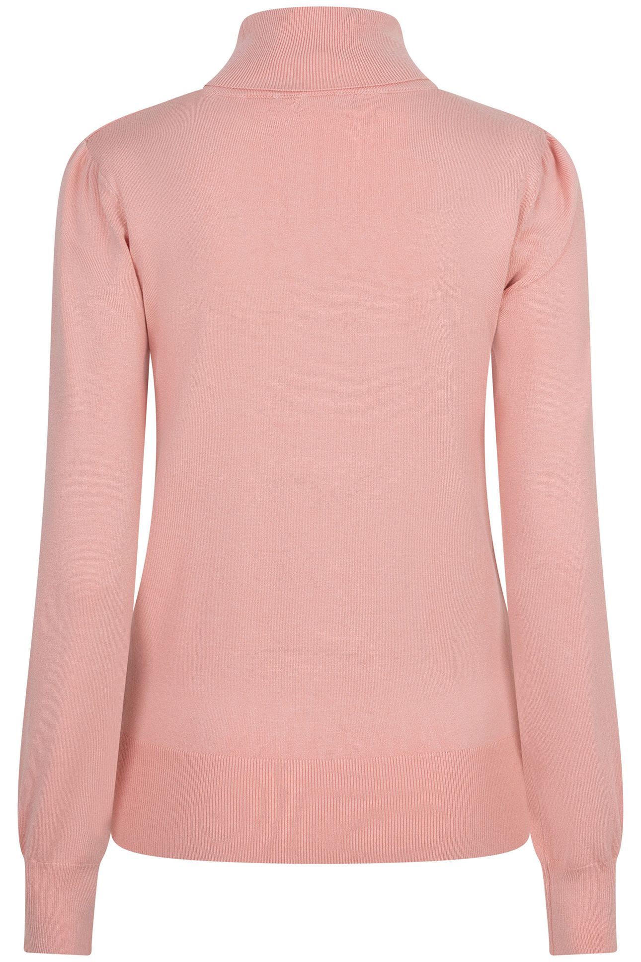 SWEATER FANCY DETAIL SHLDR BASIC KNIT BLUSH 5