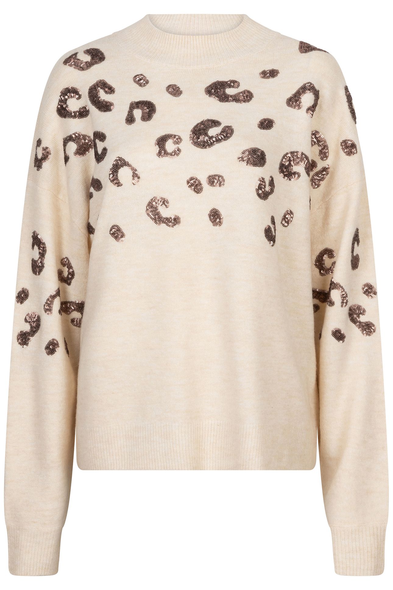 SWEATER ANIMAL SEQUINS BEIGE 4