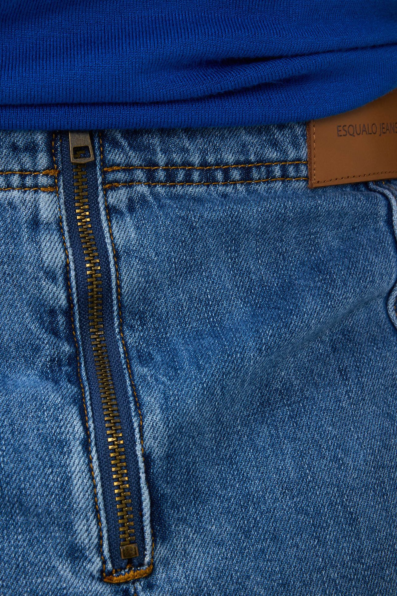 SKIRT DENIM BUTTONS JEANS BLUE 8