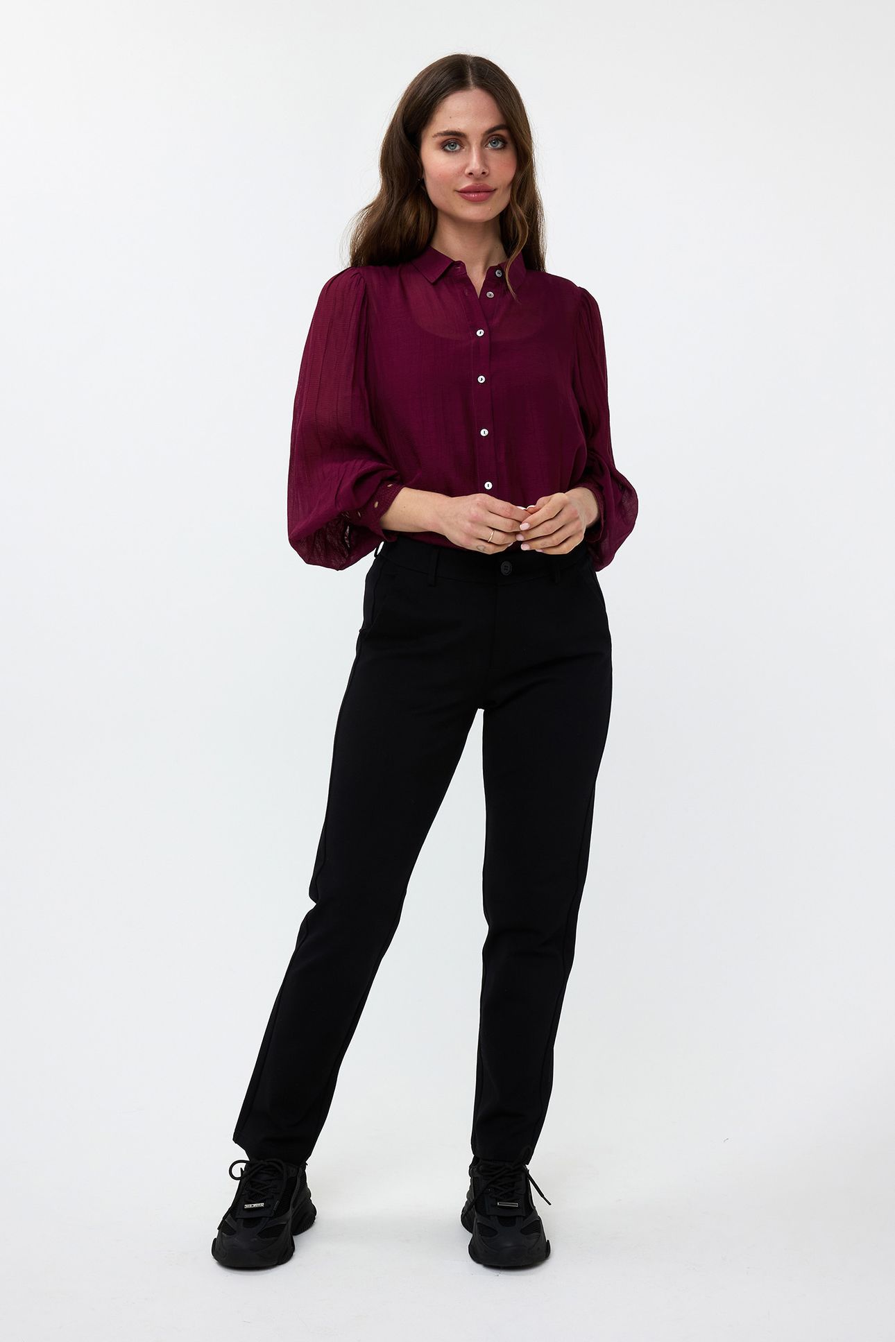 TROUSER PUNTO SLENTED POCKET BLACK 2