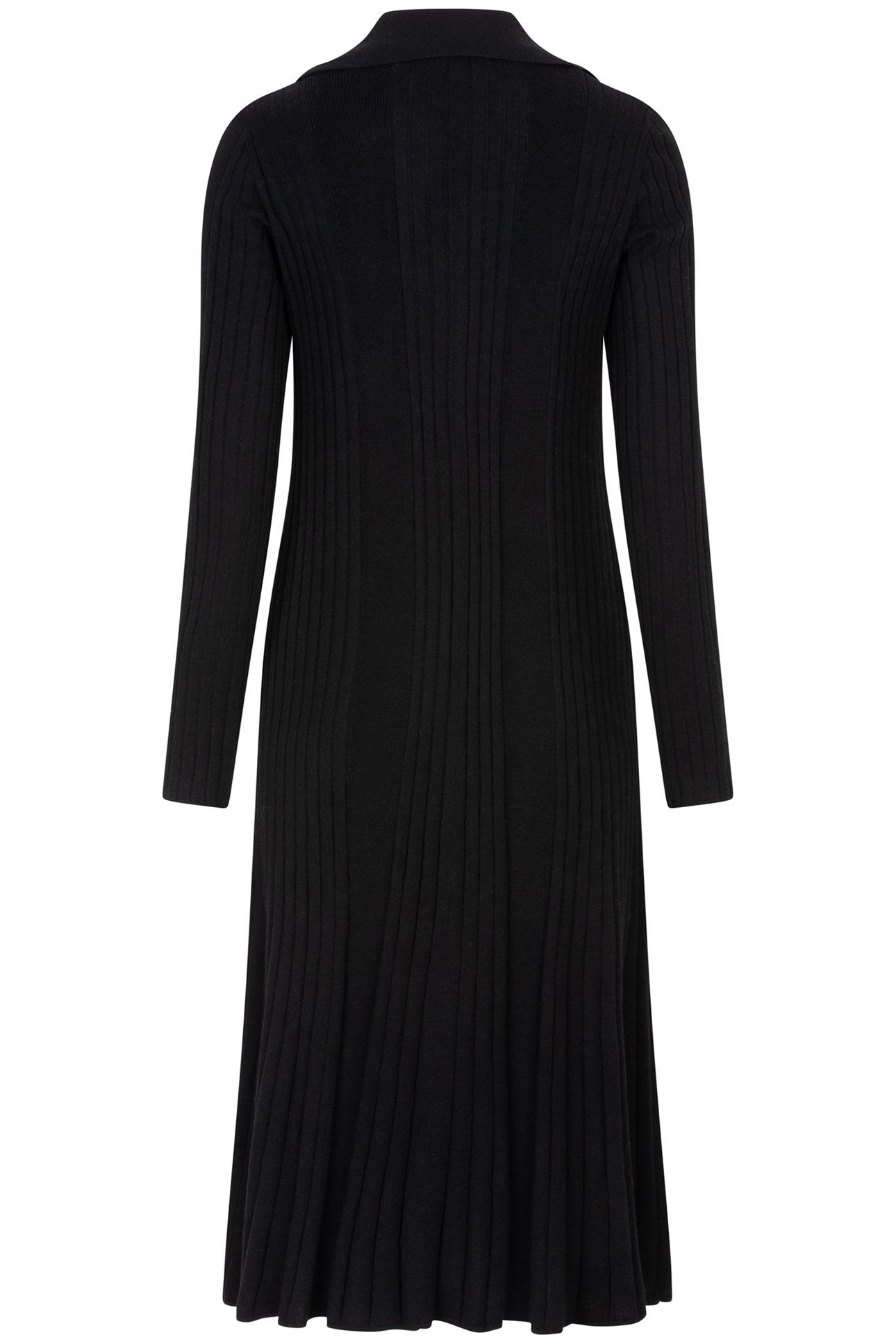 DRESS RIB BUTTON CLOSURE BLACK 5