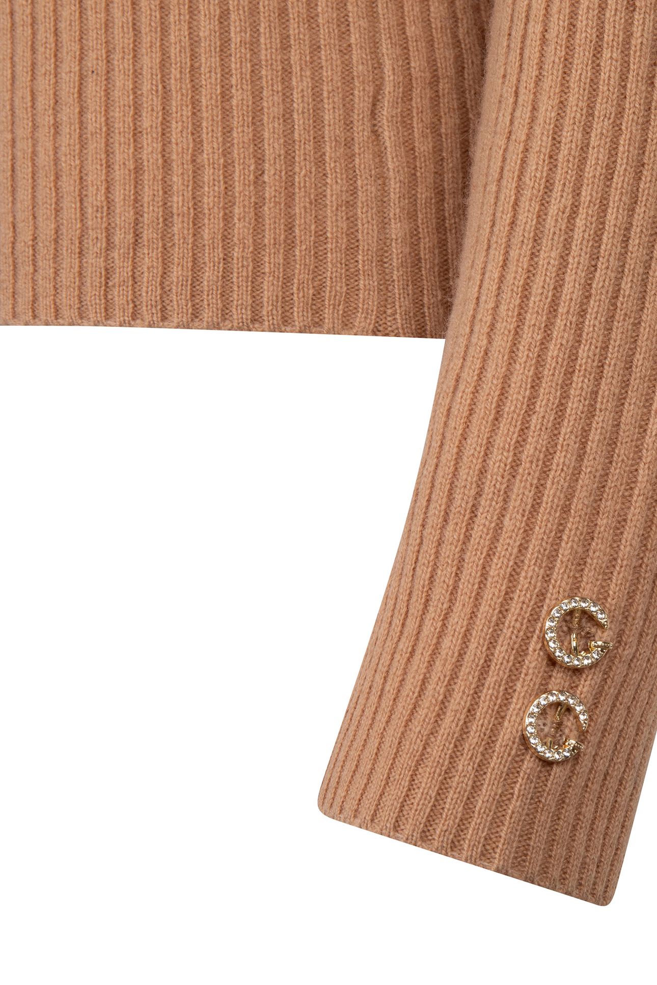 SWEATER COL A-SYM BUTTONS BRANDY 7