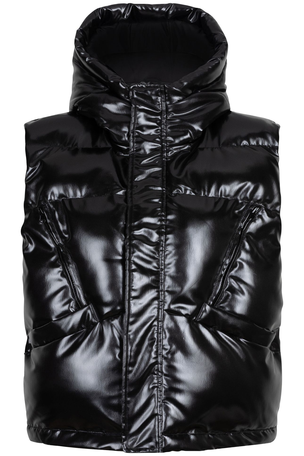 BODYWARMER SHORT BLACK 4
