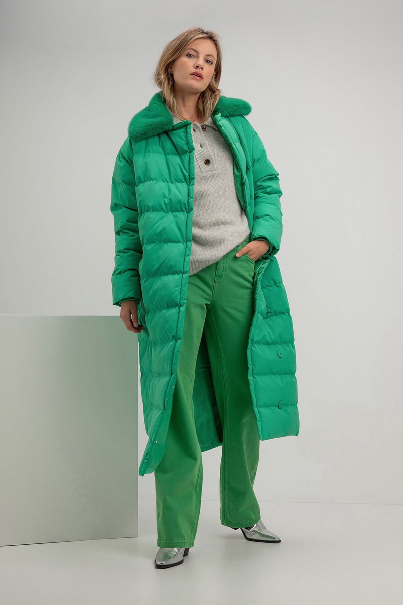 SUZE COAT PARROT GREEN 3