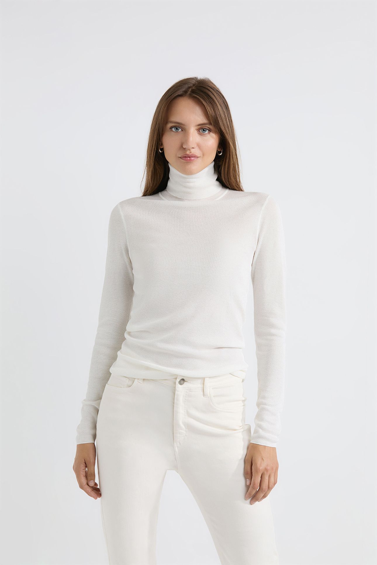 SAAR SWEATER LUREX OFF WHITE 1