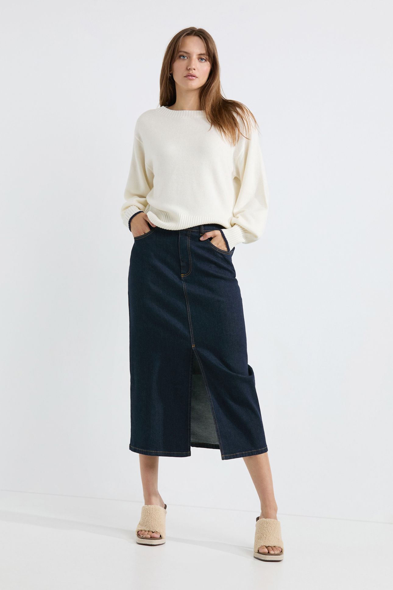 ARNO SWEATER OFF WHITE STRIPE 2