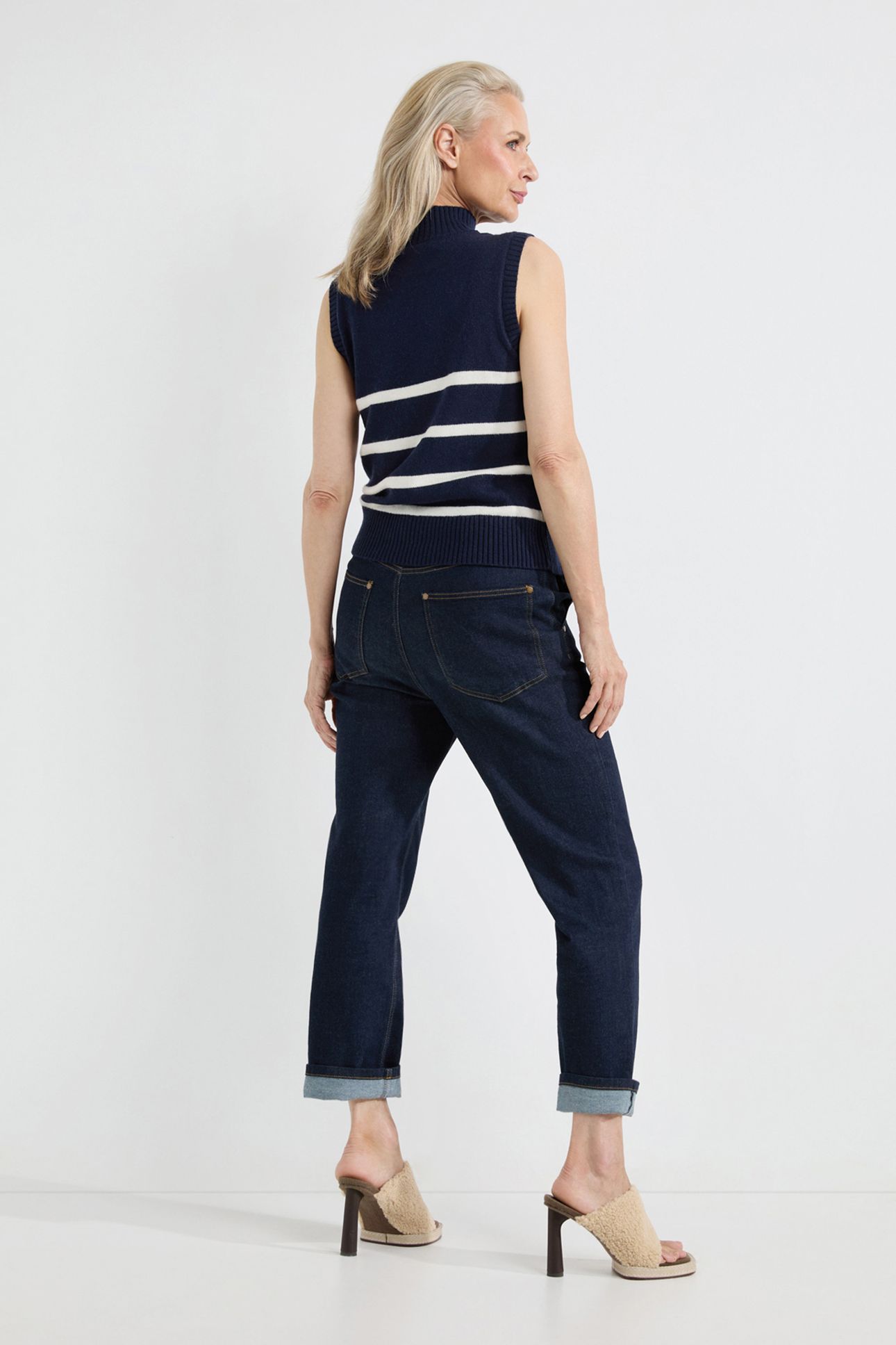 ARIANNE SINGLET NAVY STRIPE 4
