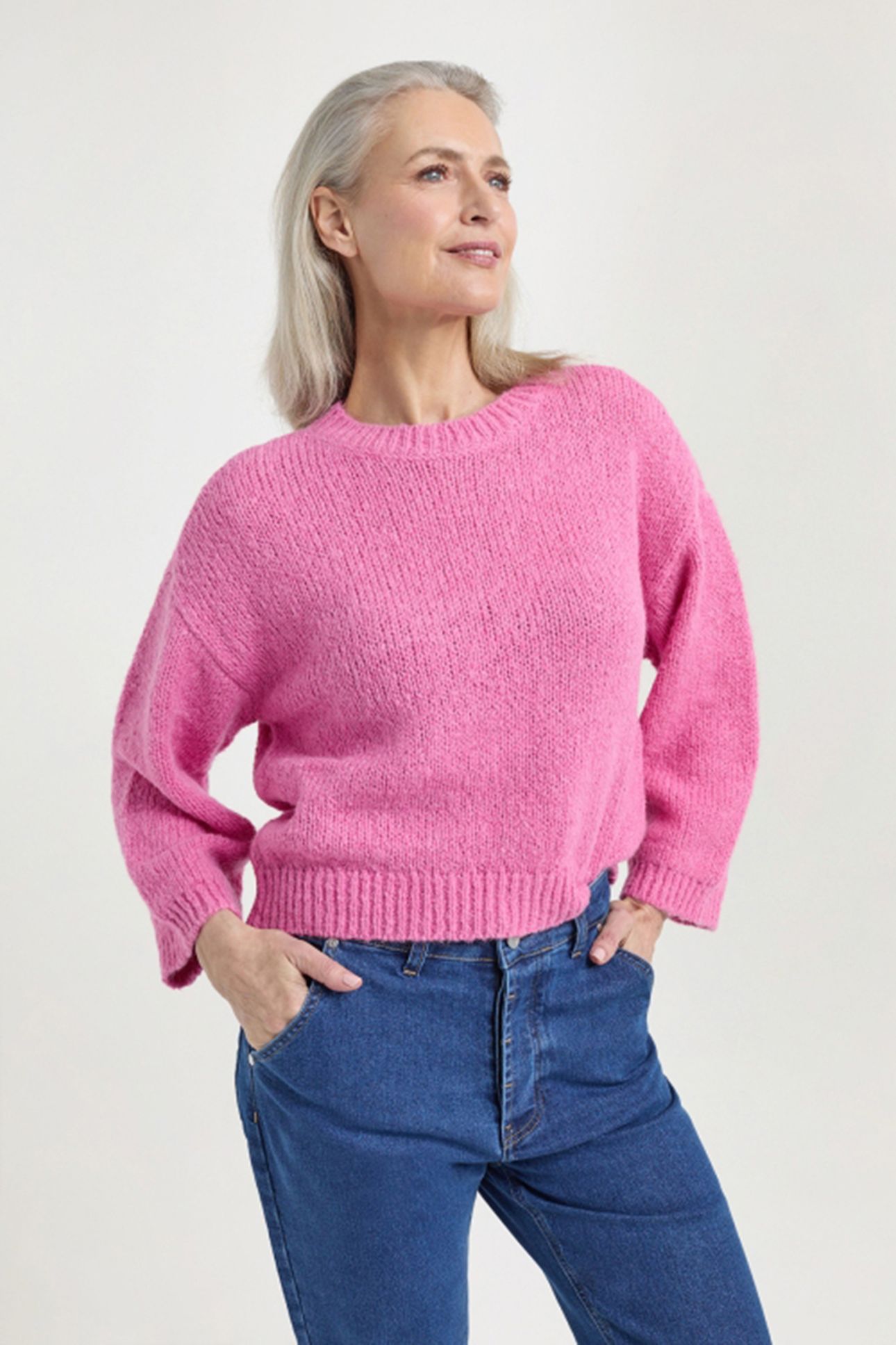JESSE SWEATER FUCHSIA 1