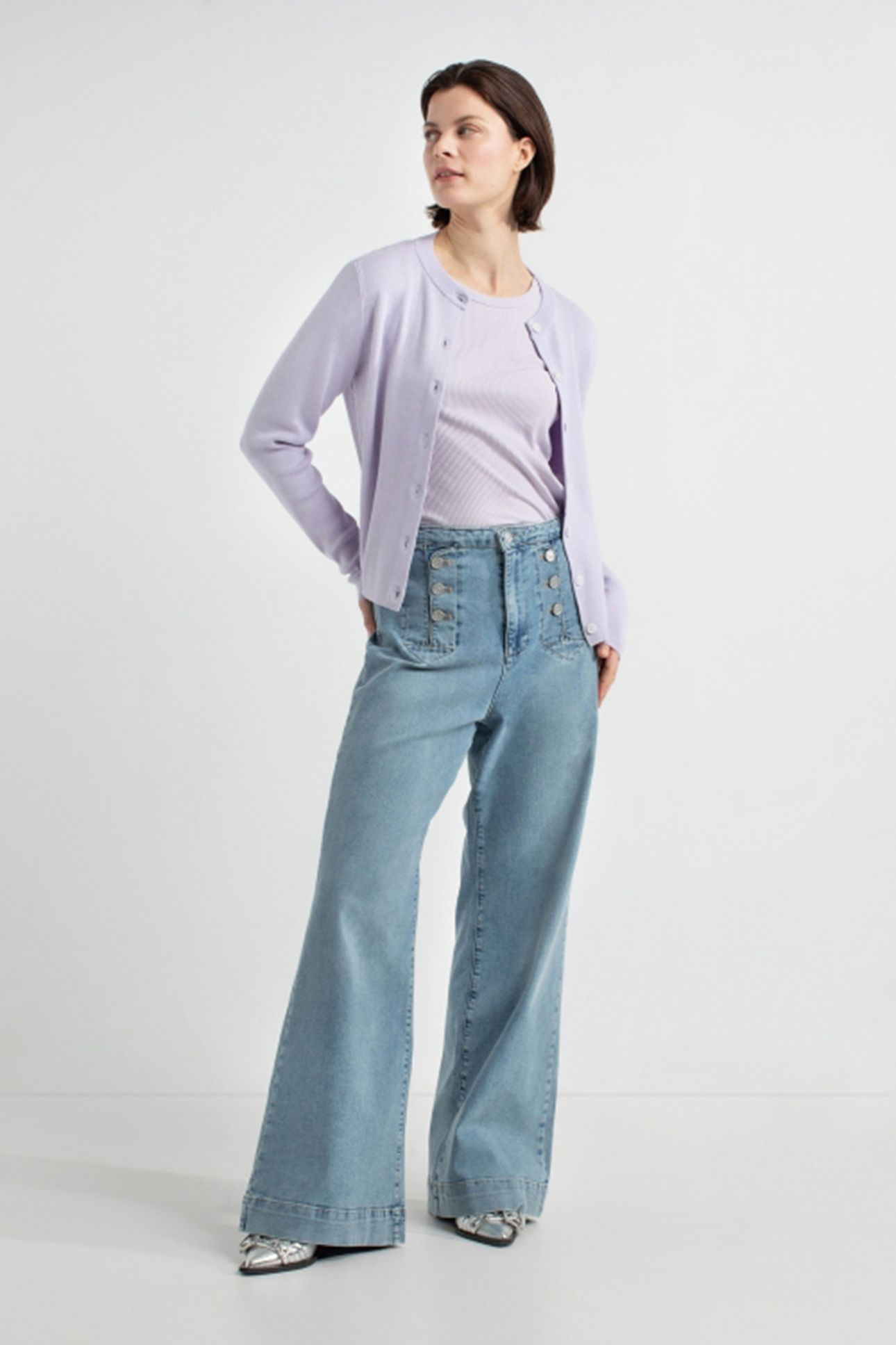 JACE CARDIGAN LIGHT LILAC 2