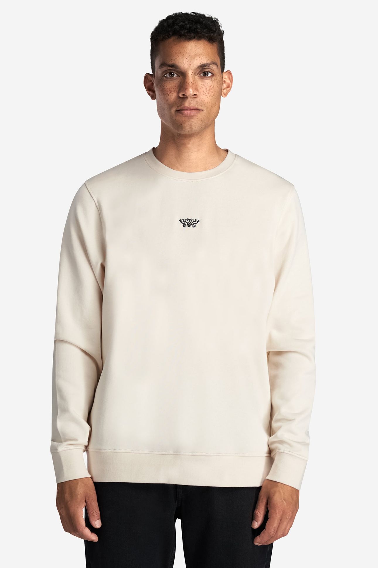 SWEATSHIRT DEADLY DARREL BEIGE 1
