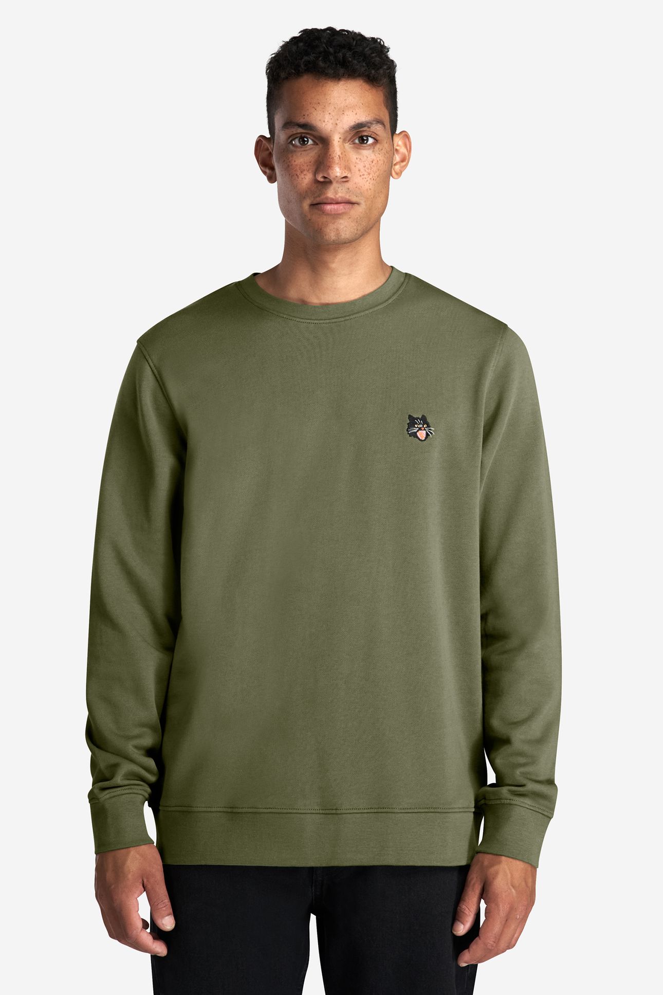 SWEATSHIRT ANGRY ARCHIE GREEN 1