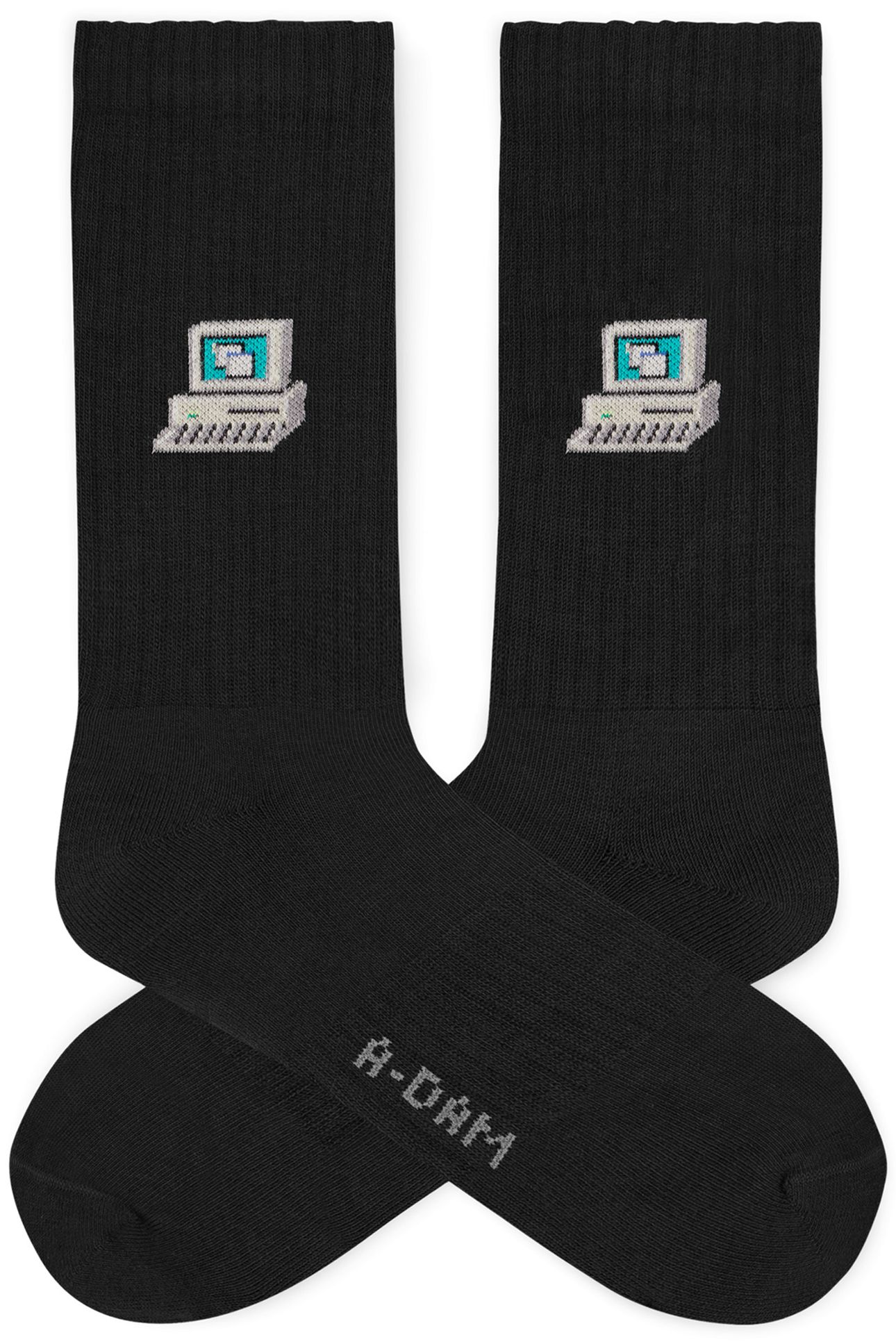 UNISEX A-DAM 3-PACK CREW SOCKS MULTICOLOR 3