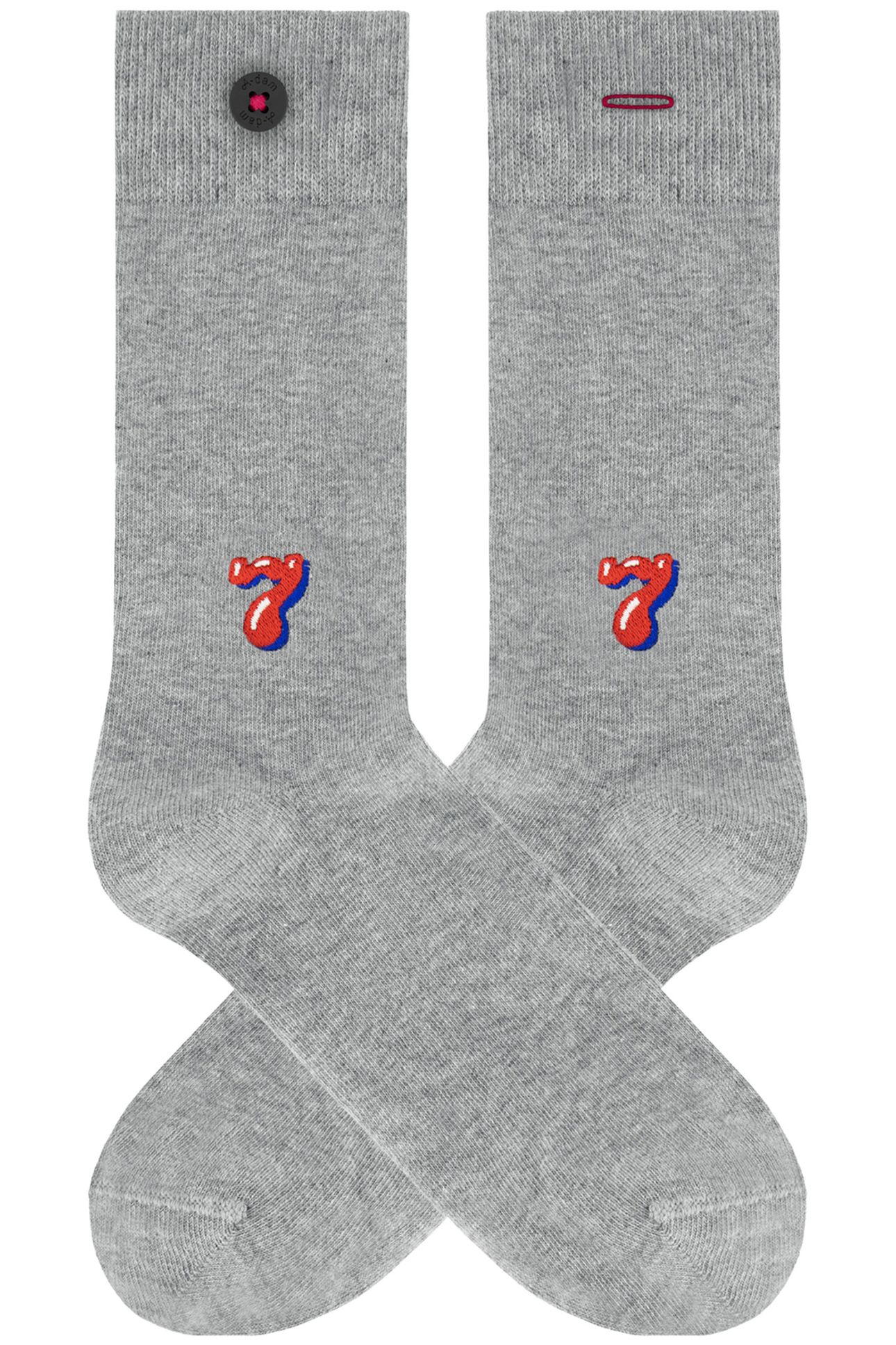 UNISEX A-DAM 4-PACK CASUAL SOCKS MULTICOLOR 2