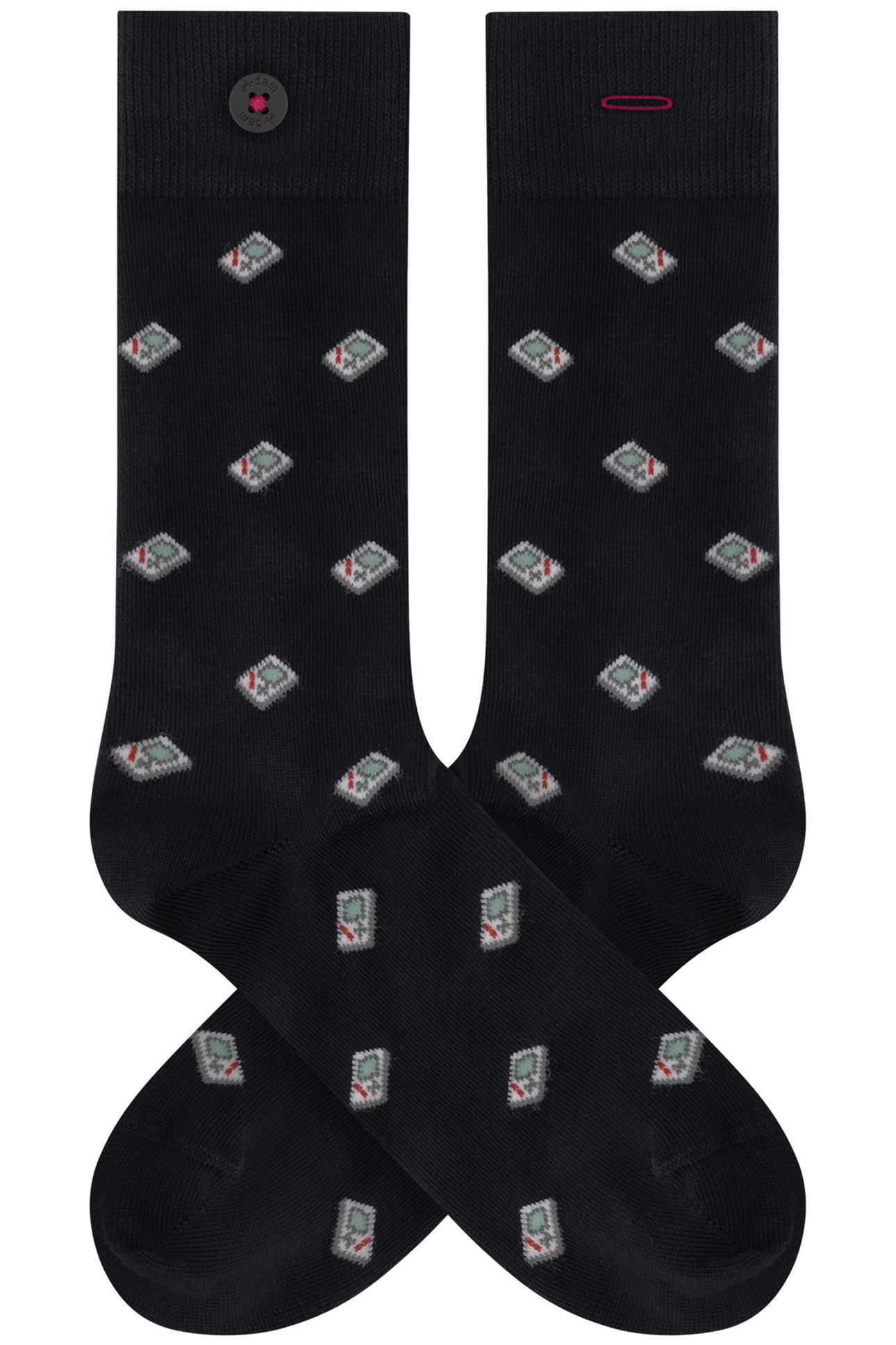 UNISEX A-DAM 4-PACK CASUAL SOCKS MULTICOLOR 2