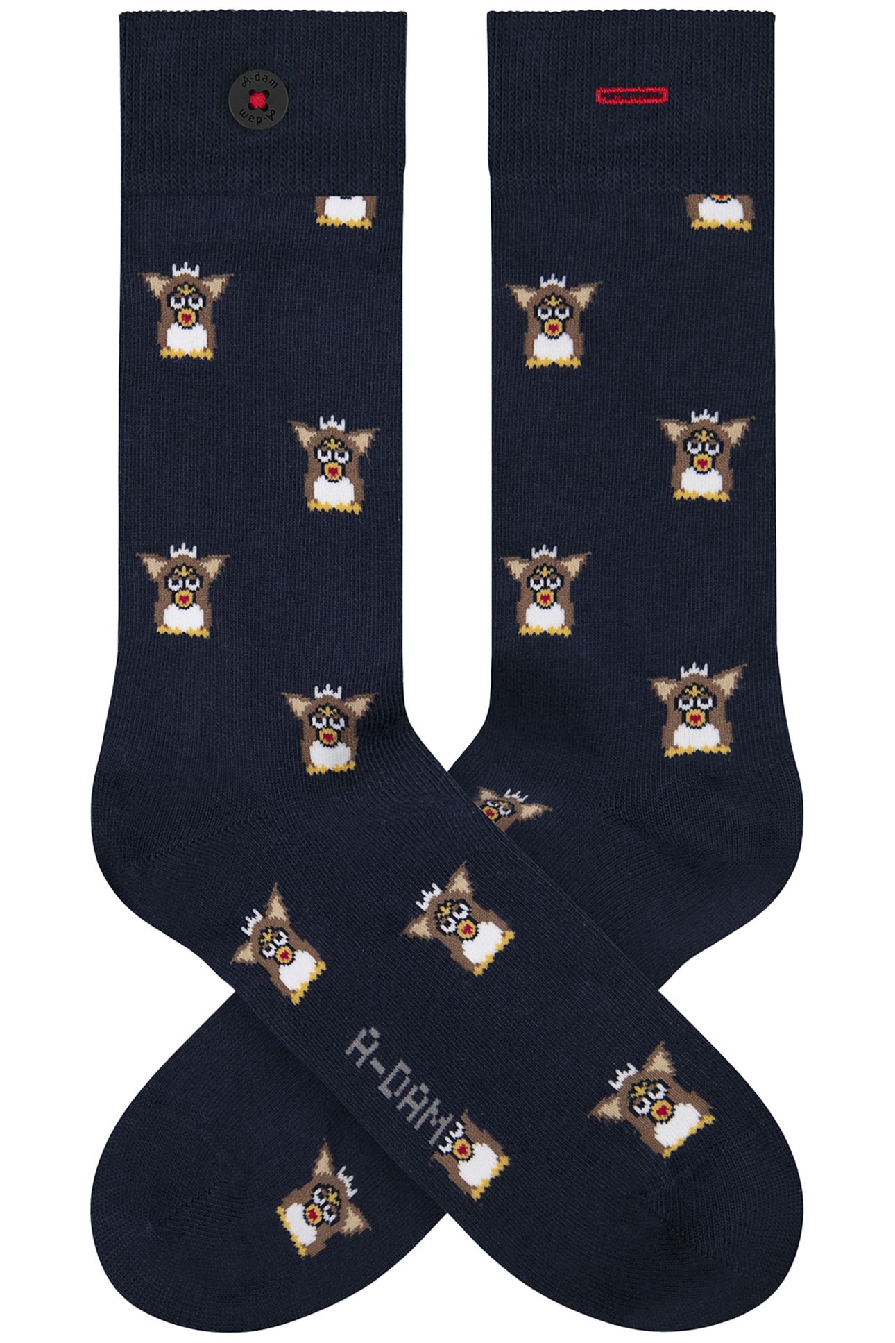 UNISEX A-DAM 4-PACK CASUAL SOCKS MULTICOLOR 4