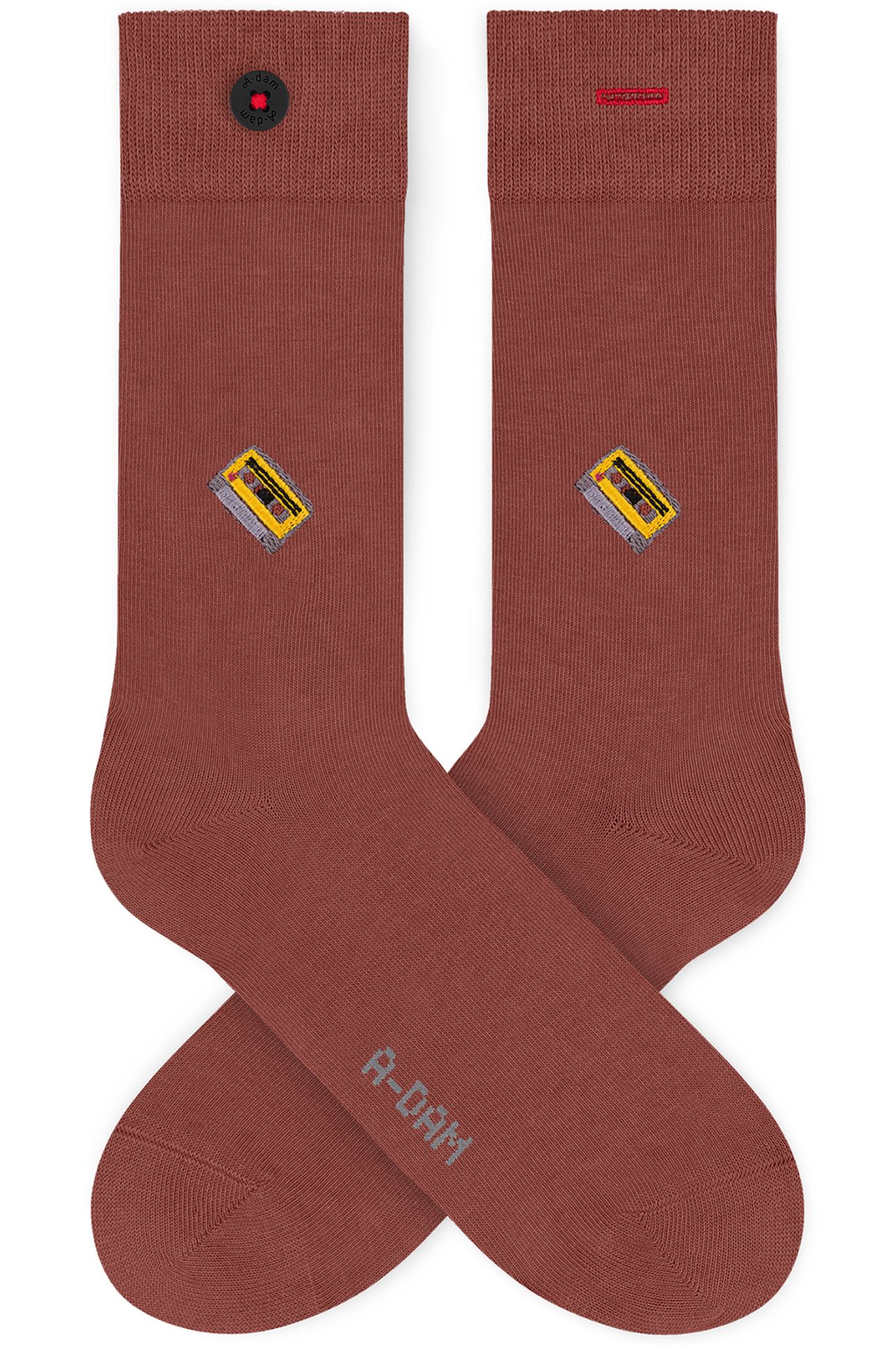 UNISEX A-DAM 4-PACK CASUAL SOCKS MULTICOLOR 3