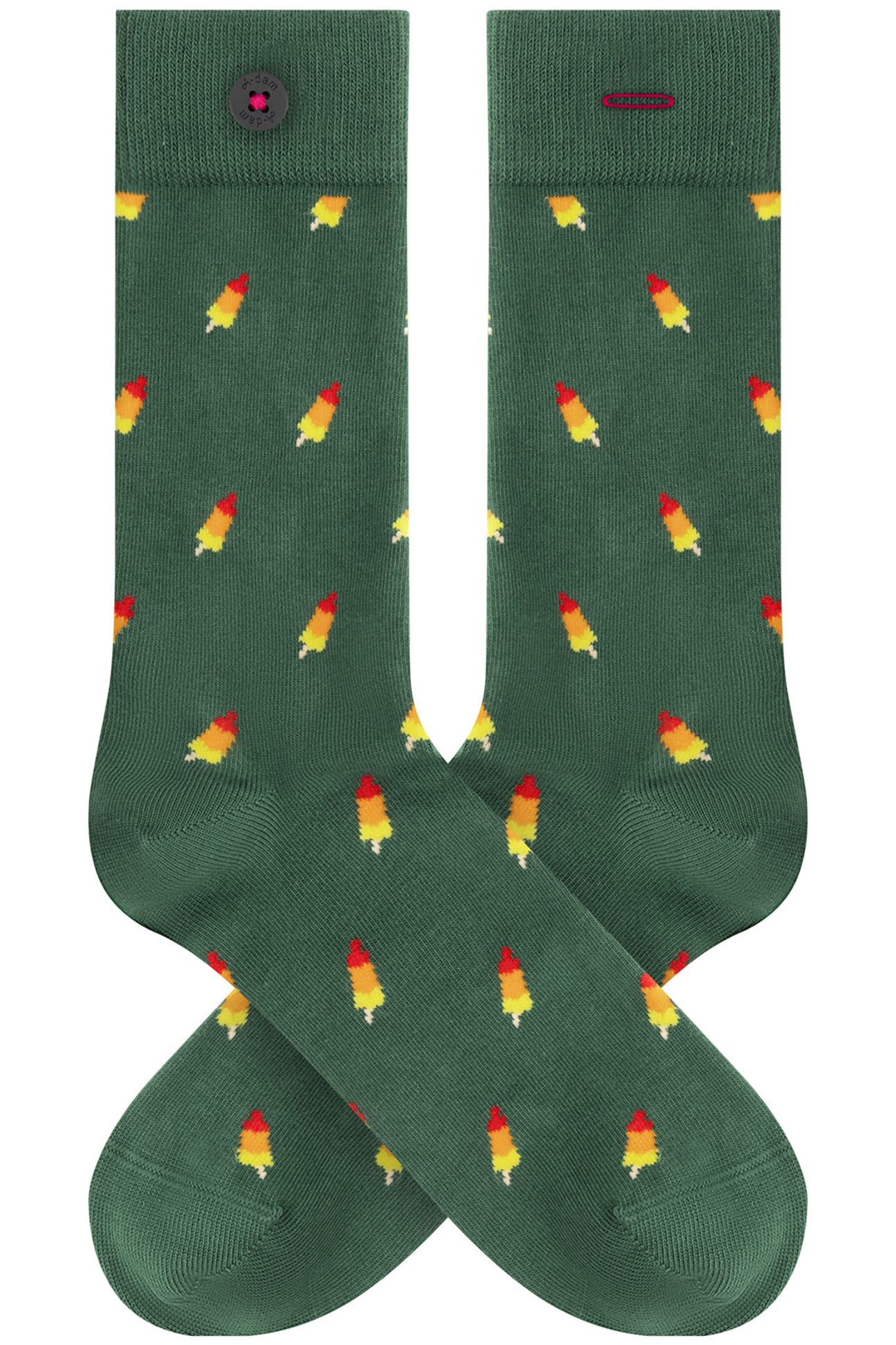 UNISEX A-DAM 4-PACK CASUAL SOCKS MULTICOLOR 4