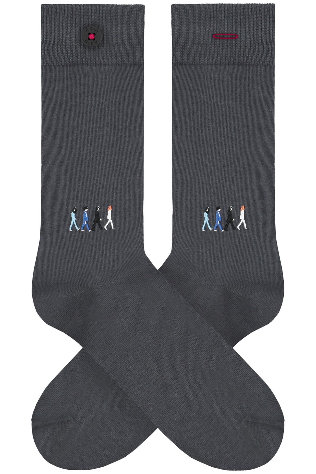 UNISEX A-DAM 4-PACK CASUAL SOCKS MULTICOLOR 2