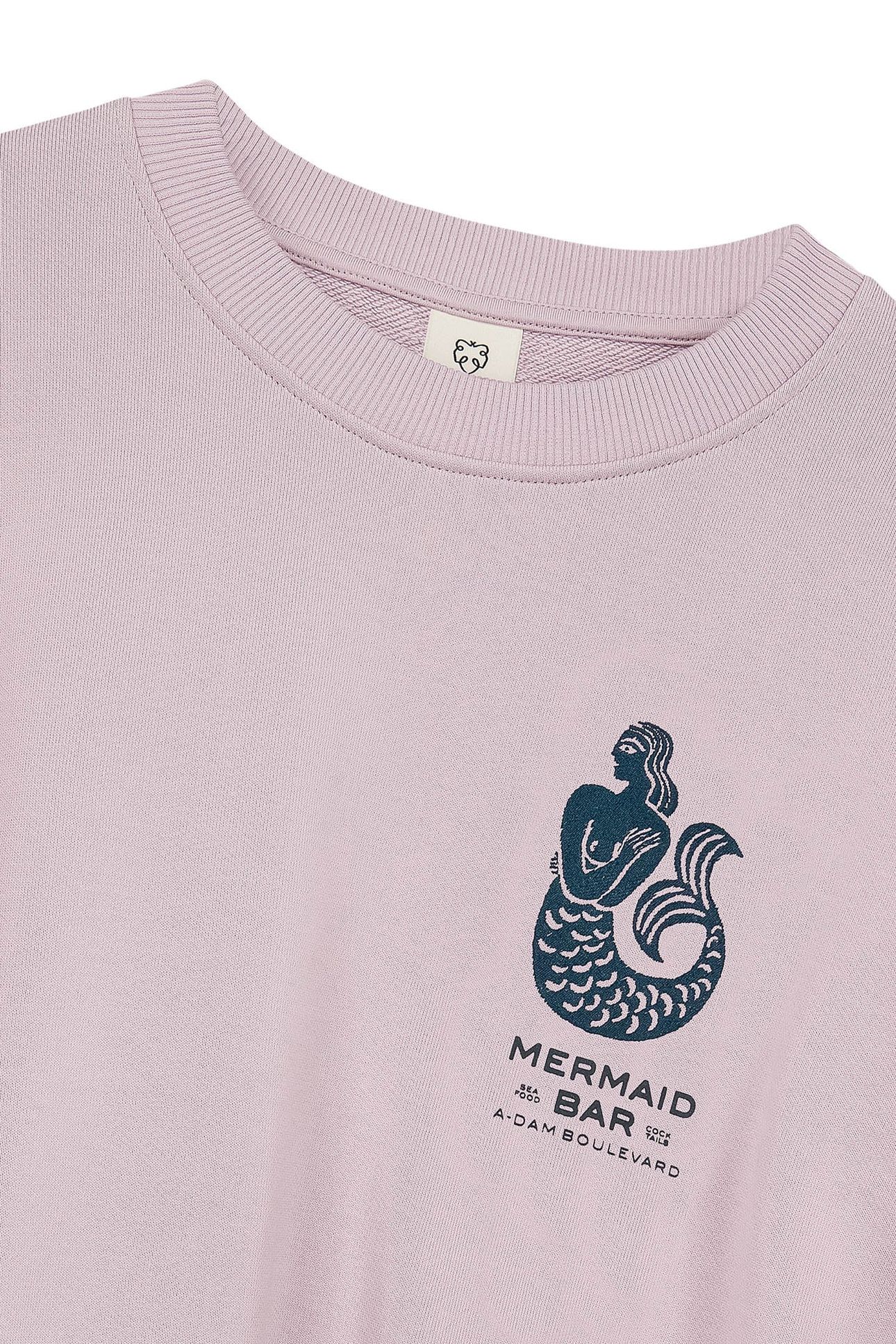 SWEATSHIRT DUSTY PINK MERMAID FICUS 3