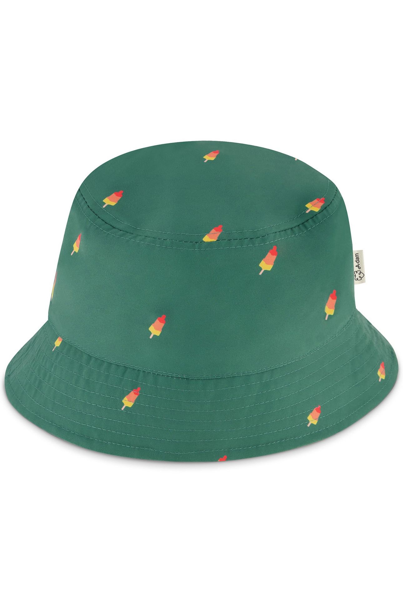UNISEX BUCKET HAT GREEN ROCKET SMOKE PINE 1