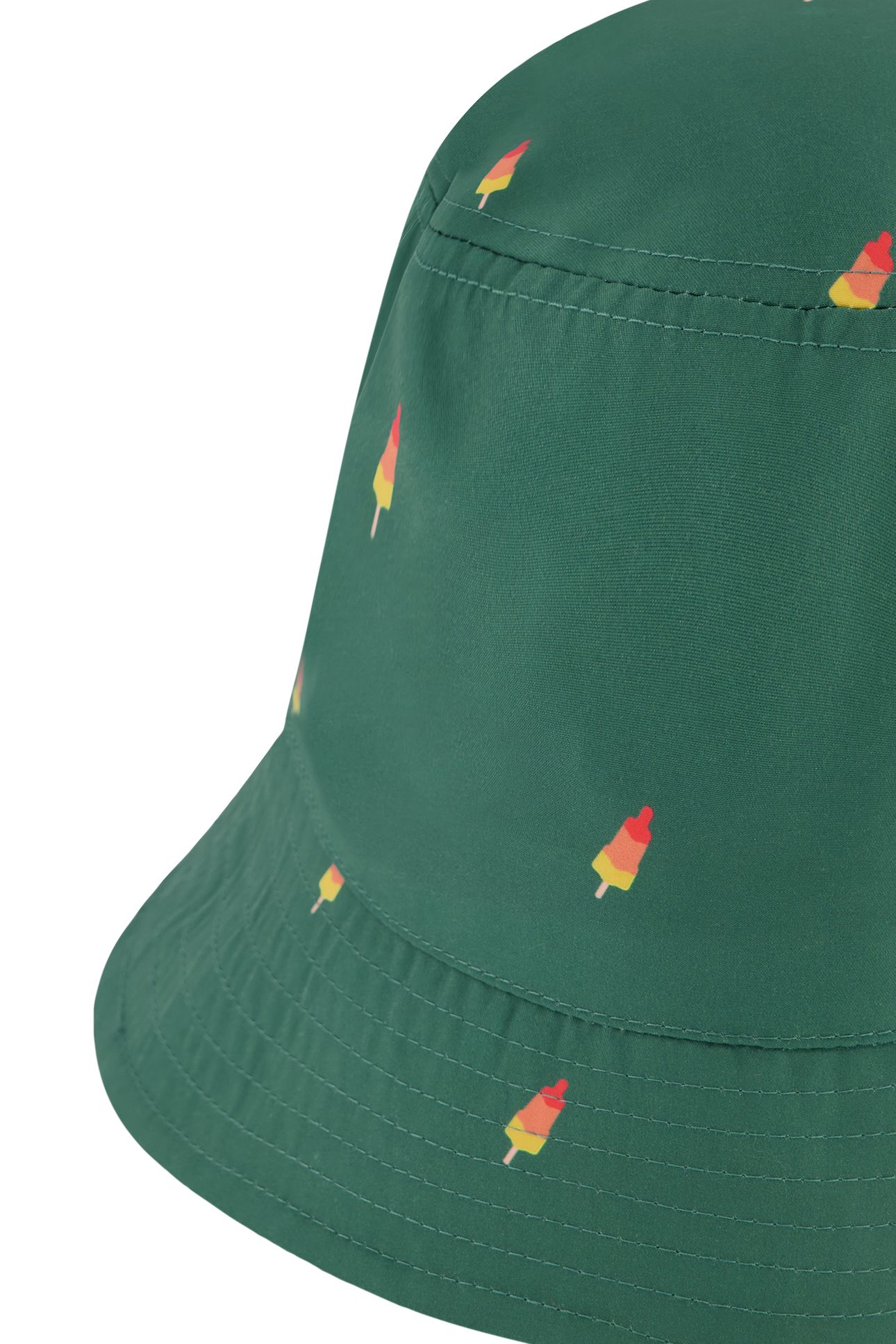 UNISEX BUCKET HAT GREEN ROCKET SMOKE PINE 3