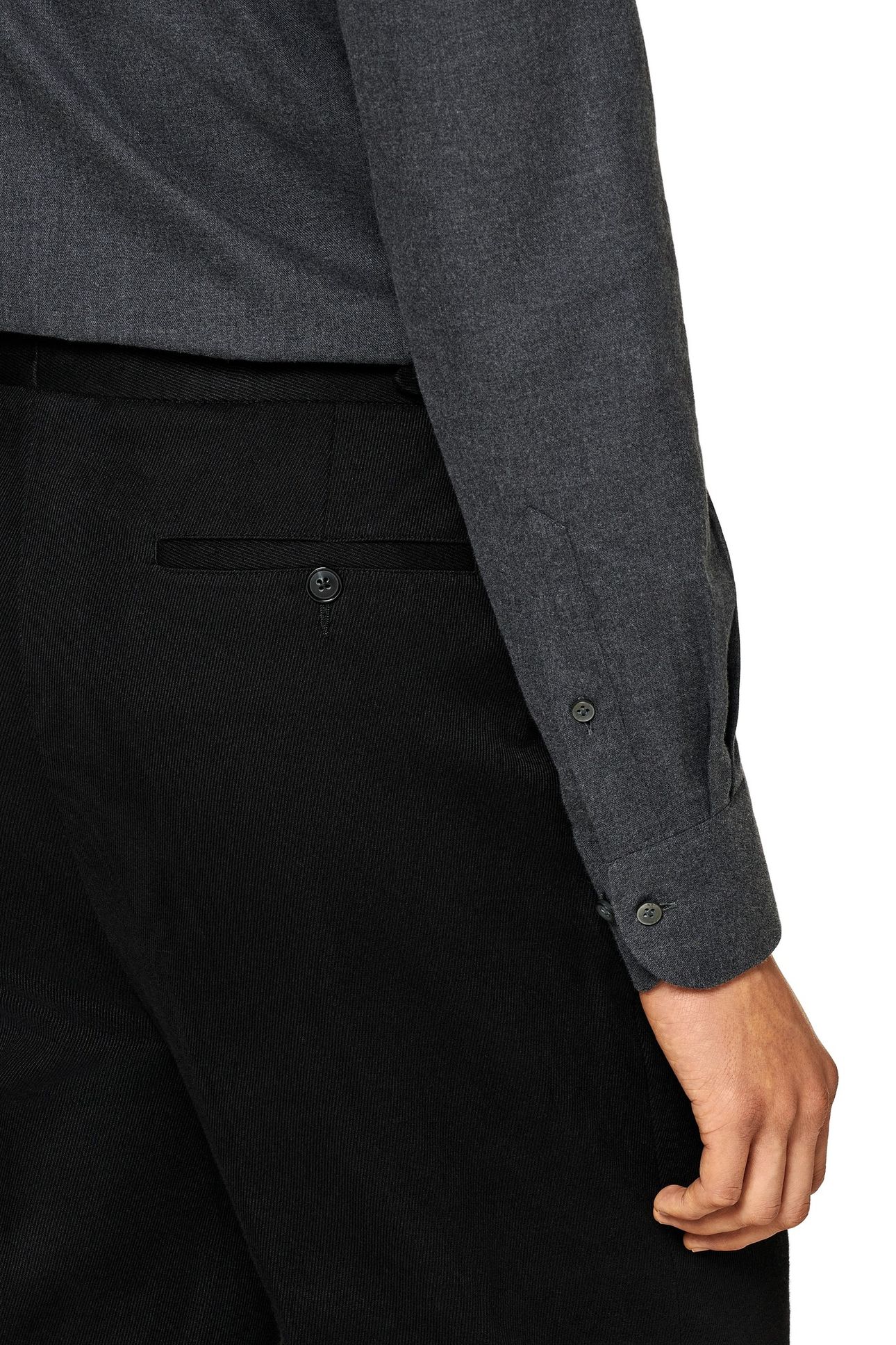 FLANNEL DARK GREY 5